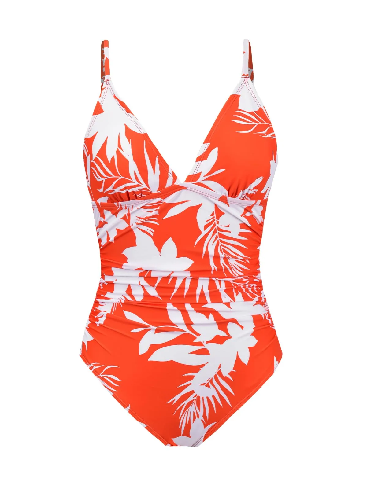 CUPSHE Costume da bagno da donna a triangolo con scollo a V e drappeggio, S - immagine 6