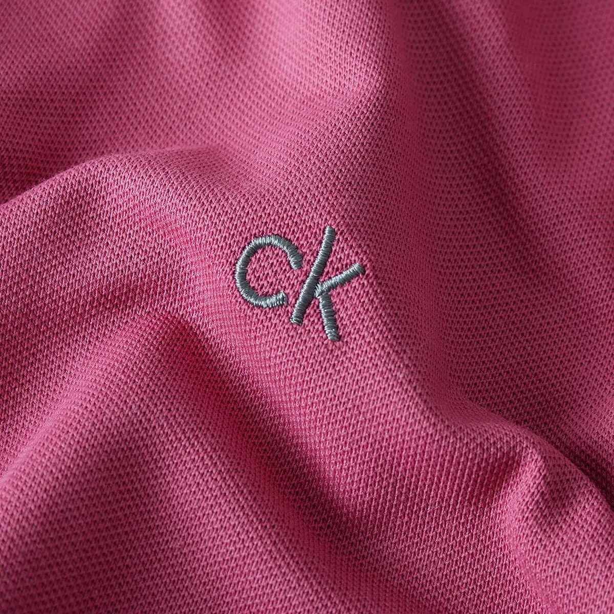 Calvin Klein Polo Golf Uomo Campus Mauve 4XL - immagine 5