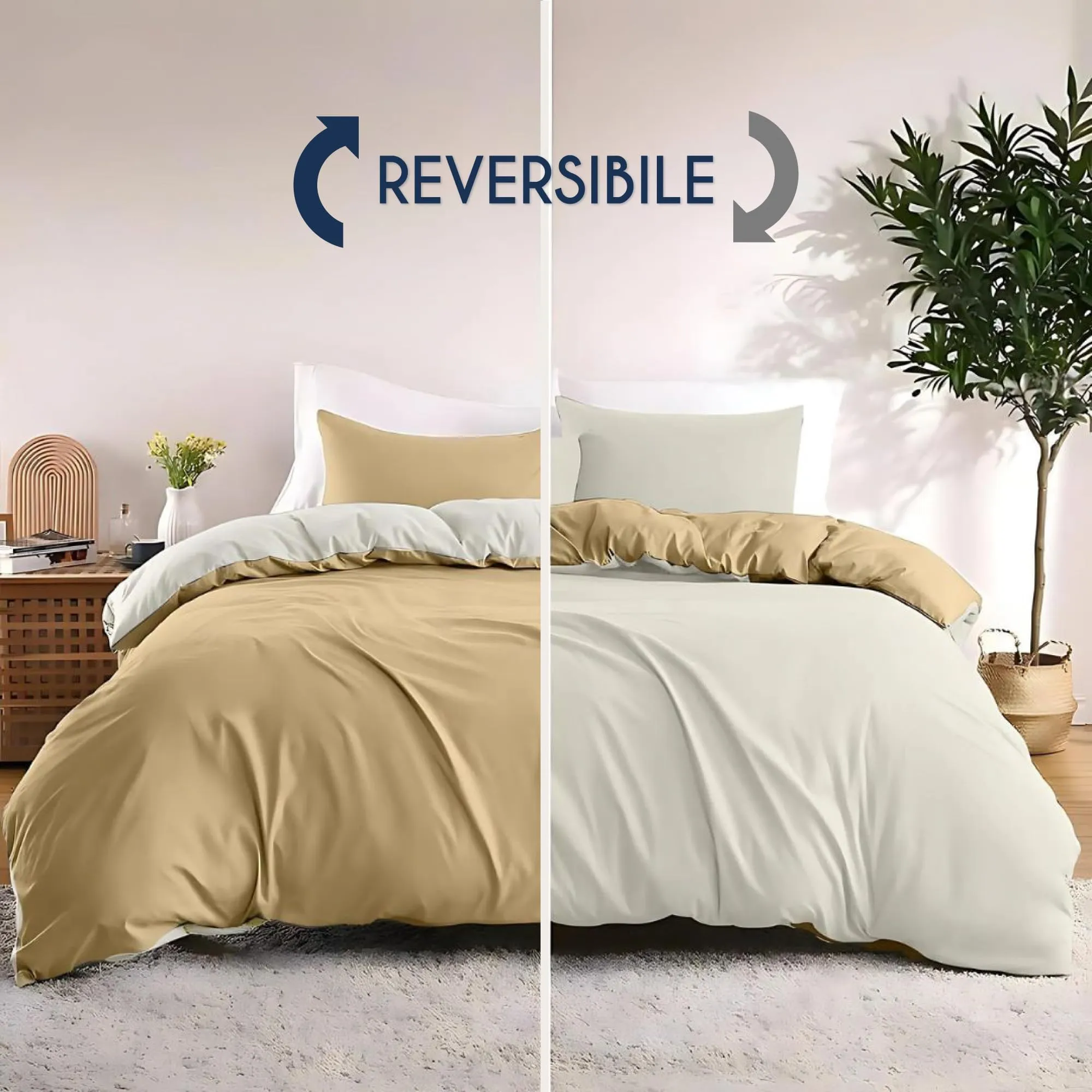 Dreamzie Copripiumino Matrimoniale 240x220 cm e 2 Federe 80x80 cm - immagine 4
