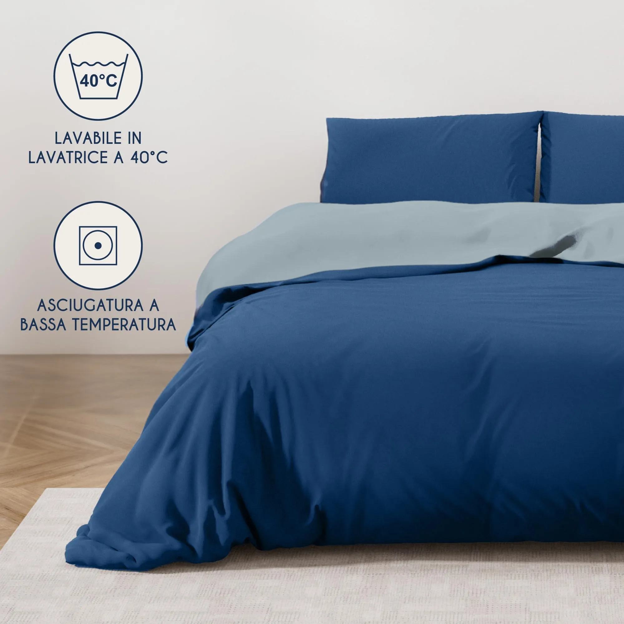 Dreamzie Copripiumino Matrimoniale 200x200 cm con 2 Federe 50x70 cm - immagine 5