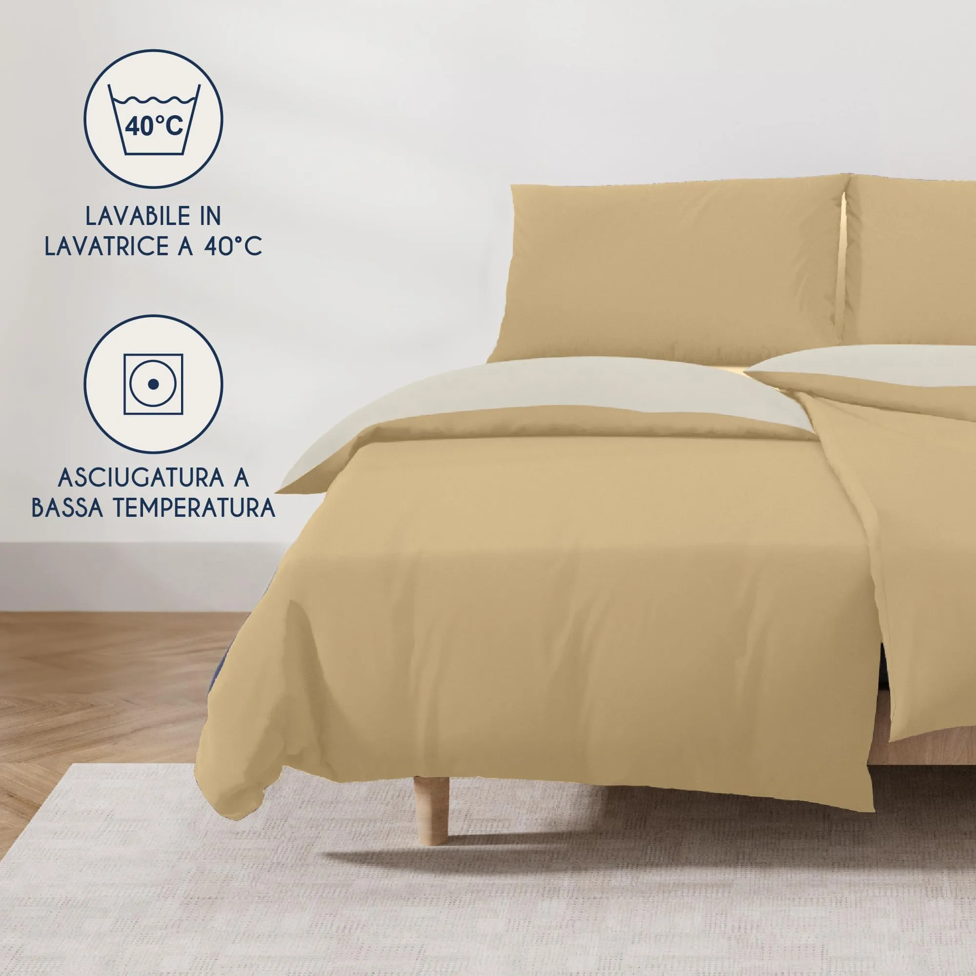 Dreamzie Set 2 Copripiumini Singolo 135x200 cm e 2 Federe 80x80 cm - immagine 5