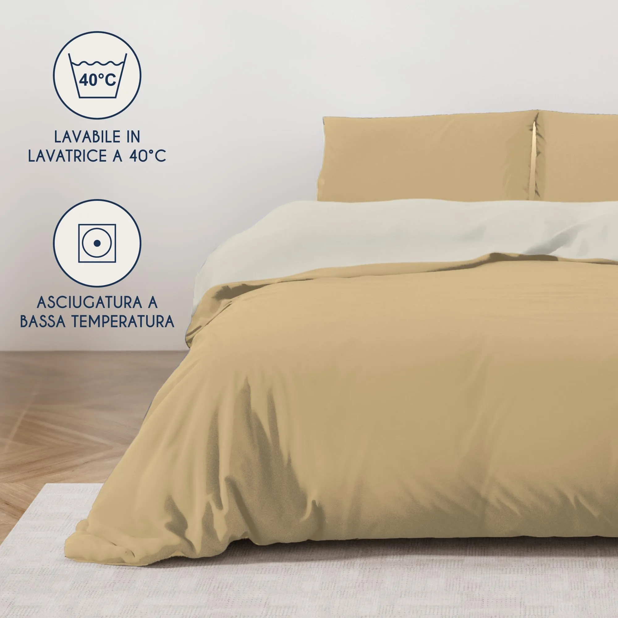Dreamzie Copripiumino Matrimoniale 260x240 cm e 2 Federe 65x65 cm - immagine 5