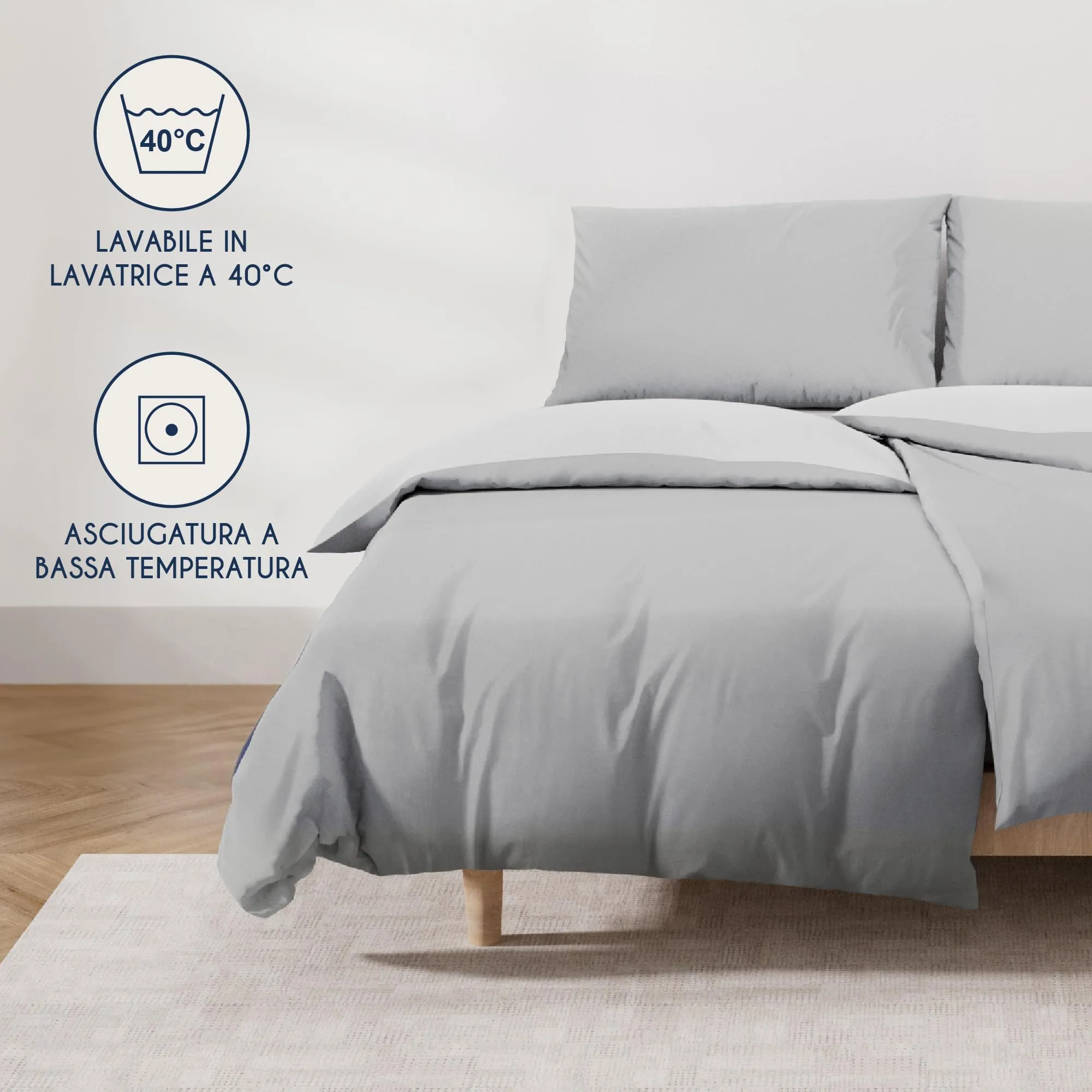 Dreamzie Set 2 Copripiumini Singolo 135x200 cm e 2 Federe 80x80 cm - immagine 5