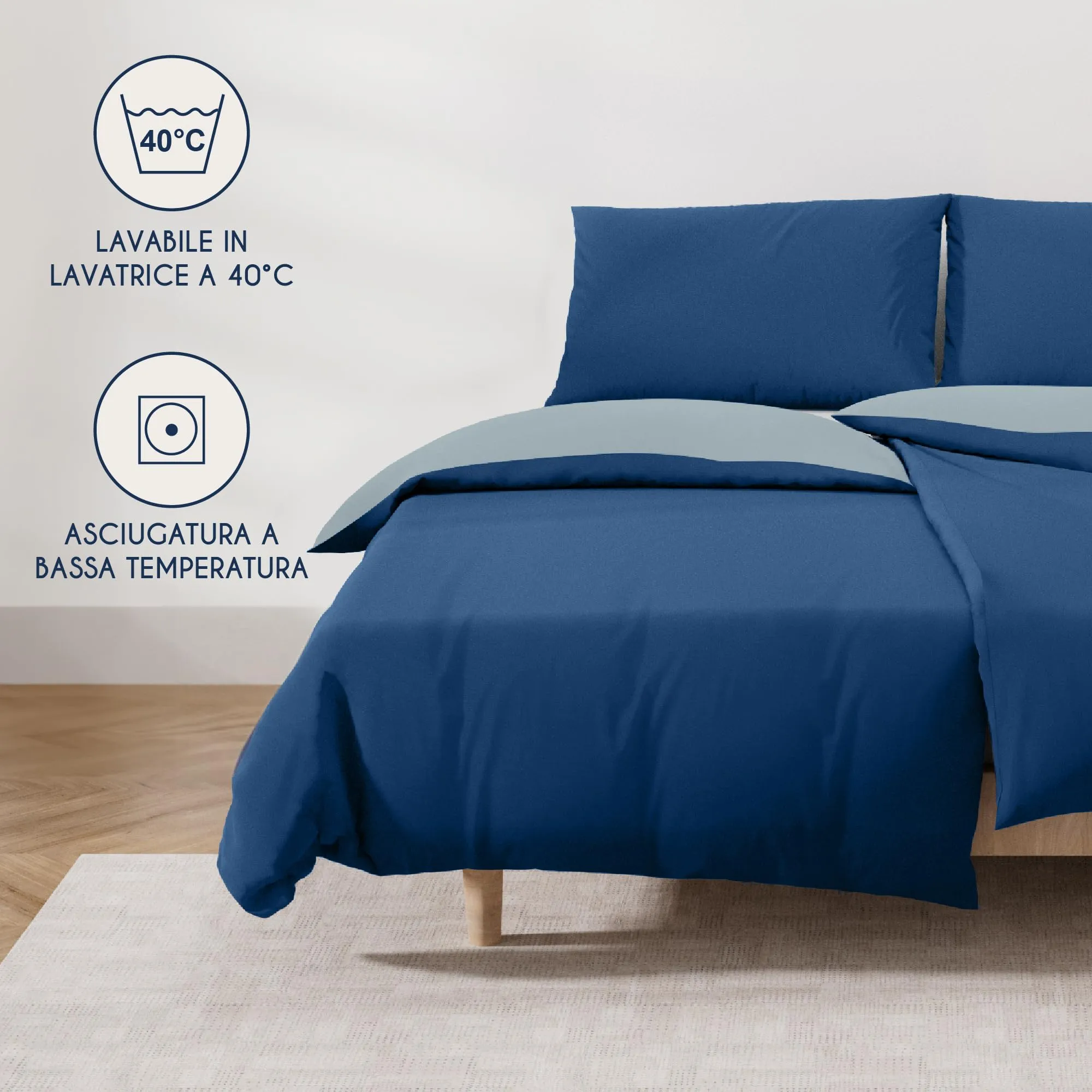 Dreamzie Set 2 Copripiumini Singolo 135x200 cm e 2 Federe 80x80 cm - immagine 5