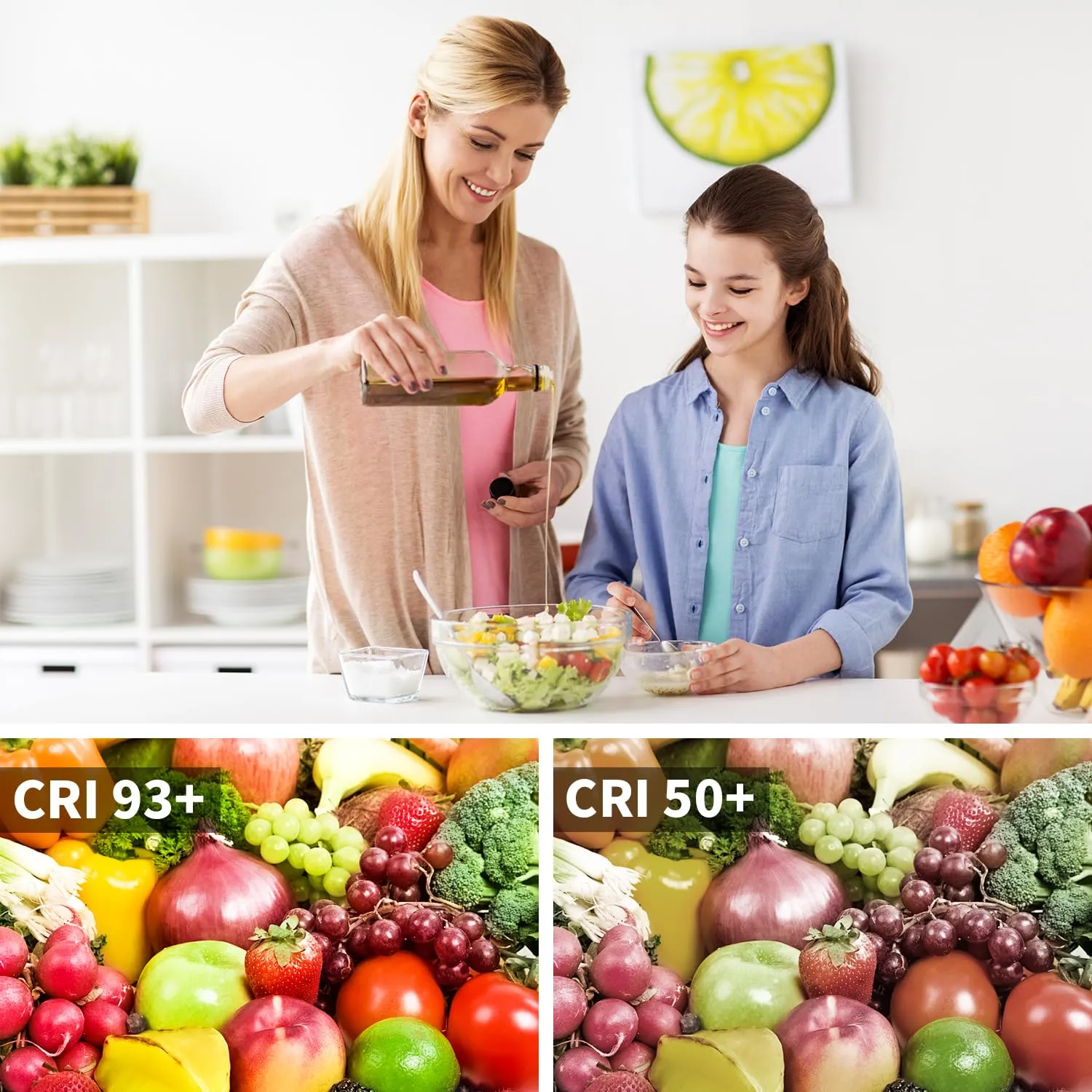 ShineBurky Striscia LED COB 5V USB, Blu, 2 Metri, 640LED, CRI93+ - immagine 5