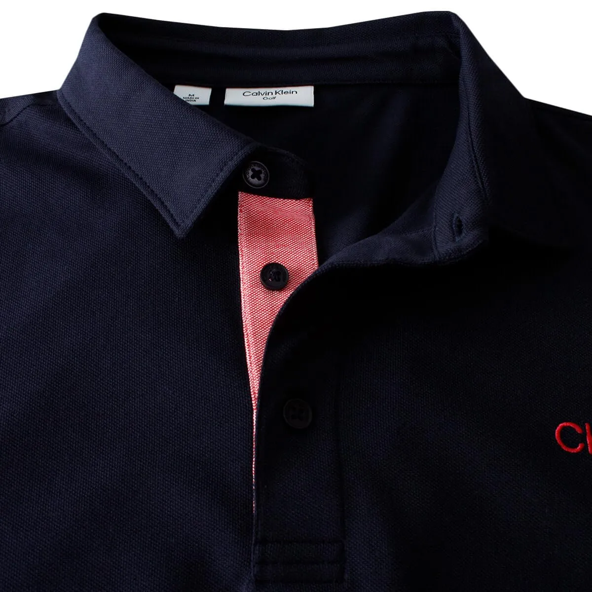 Calvin Klein Polo Golf Uomo Oxford Prep Campus - Blu Navy - L - immagine 4