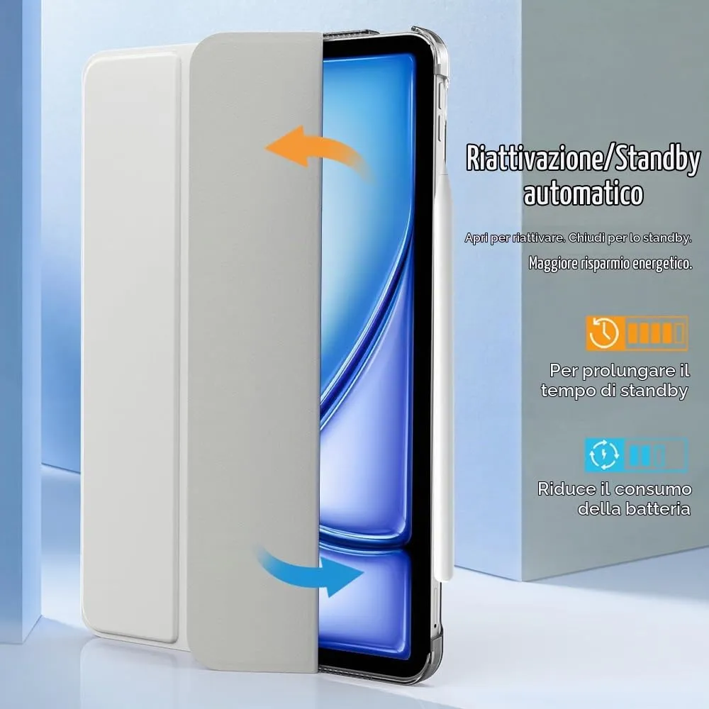 TiMOVO Cover per iPad Air 11" M4/M3/M2, Air 5a/4a Gen 10.9", Albicocca - immagine 8