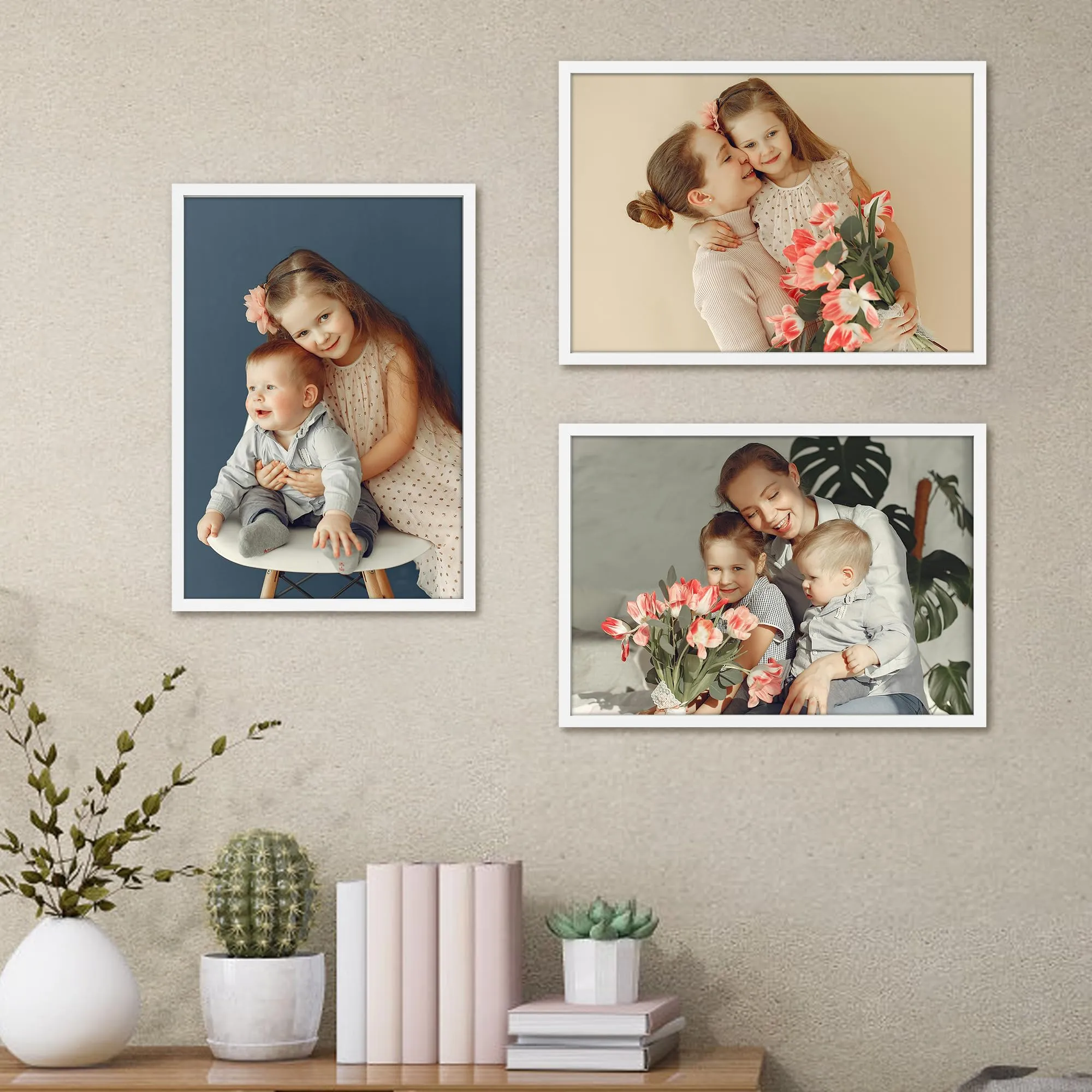 Giftgarden Cornice A3 Bianca in PVC da Parete, 1 Pezzo - immagine 5