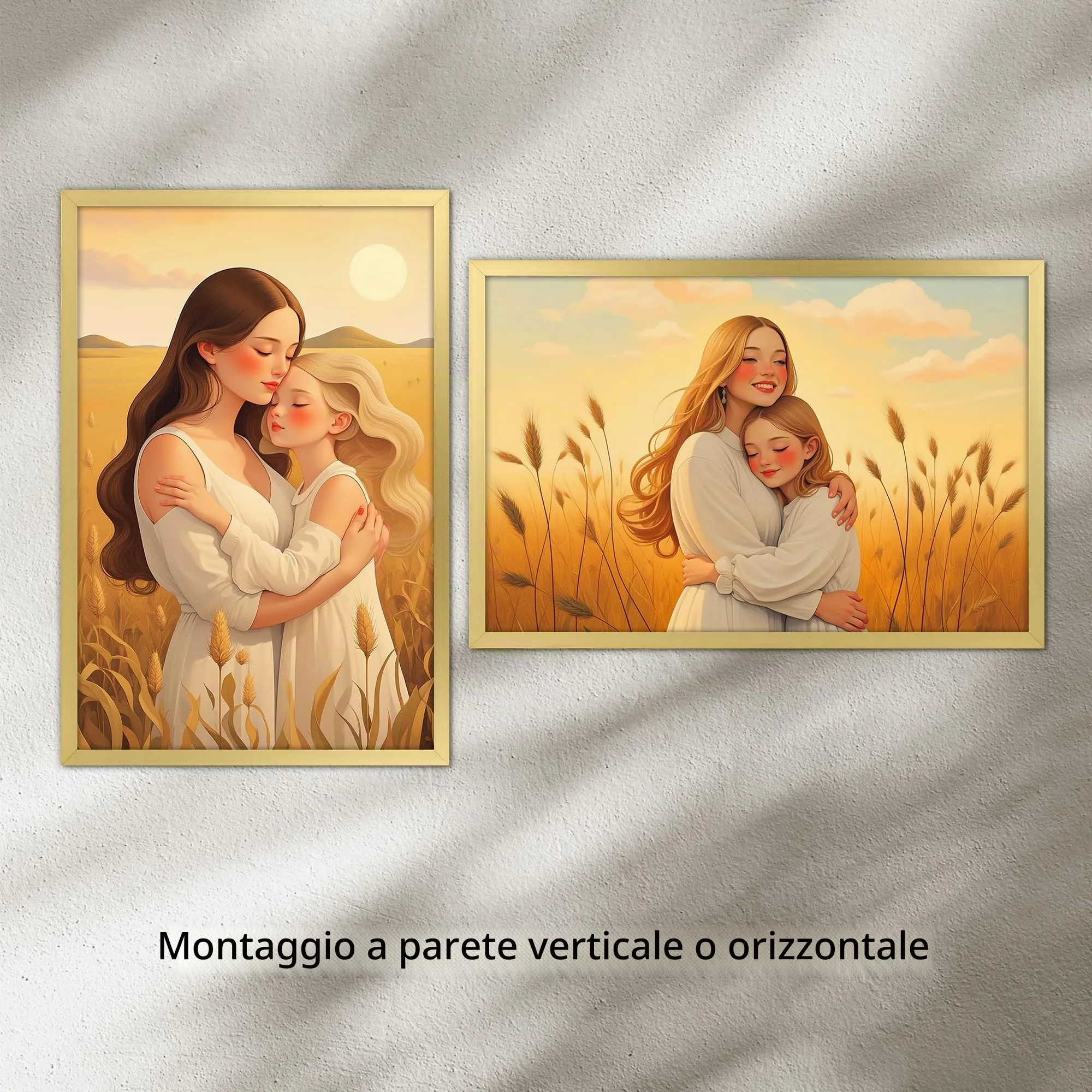 Giftgarden Cornice in Alluminio Dorata 40x60 cm - immagine 4