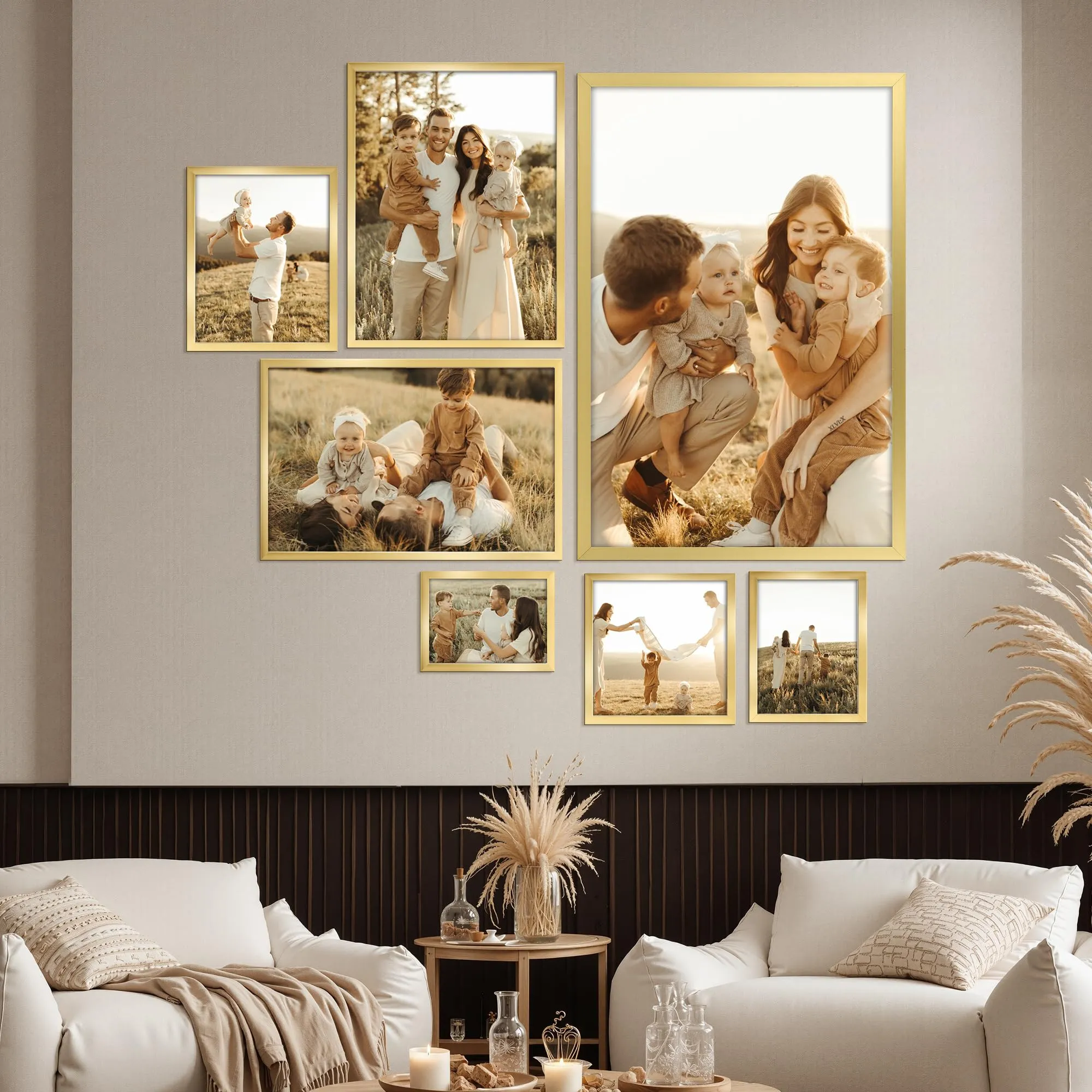 Giftgarden Cornice in Alluminio Dorata 40x60 cm - immagine 7