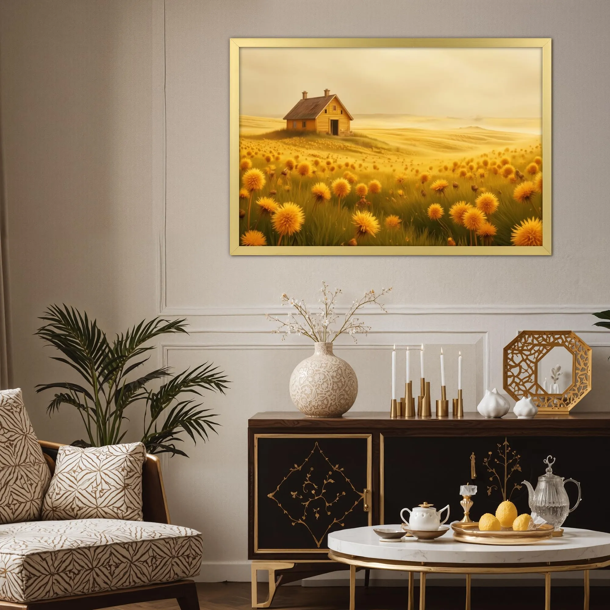 Giftgarden Cornice in Alluminio Dorata 40x60 cm - immagine 8