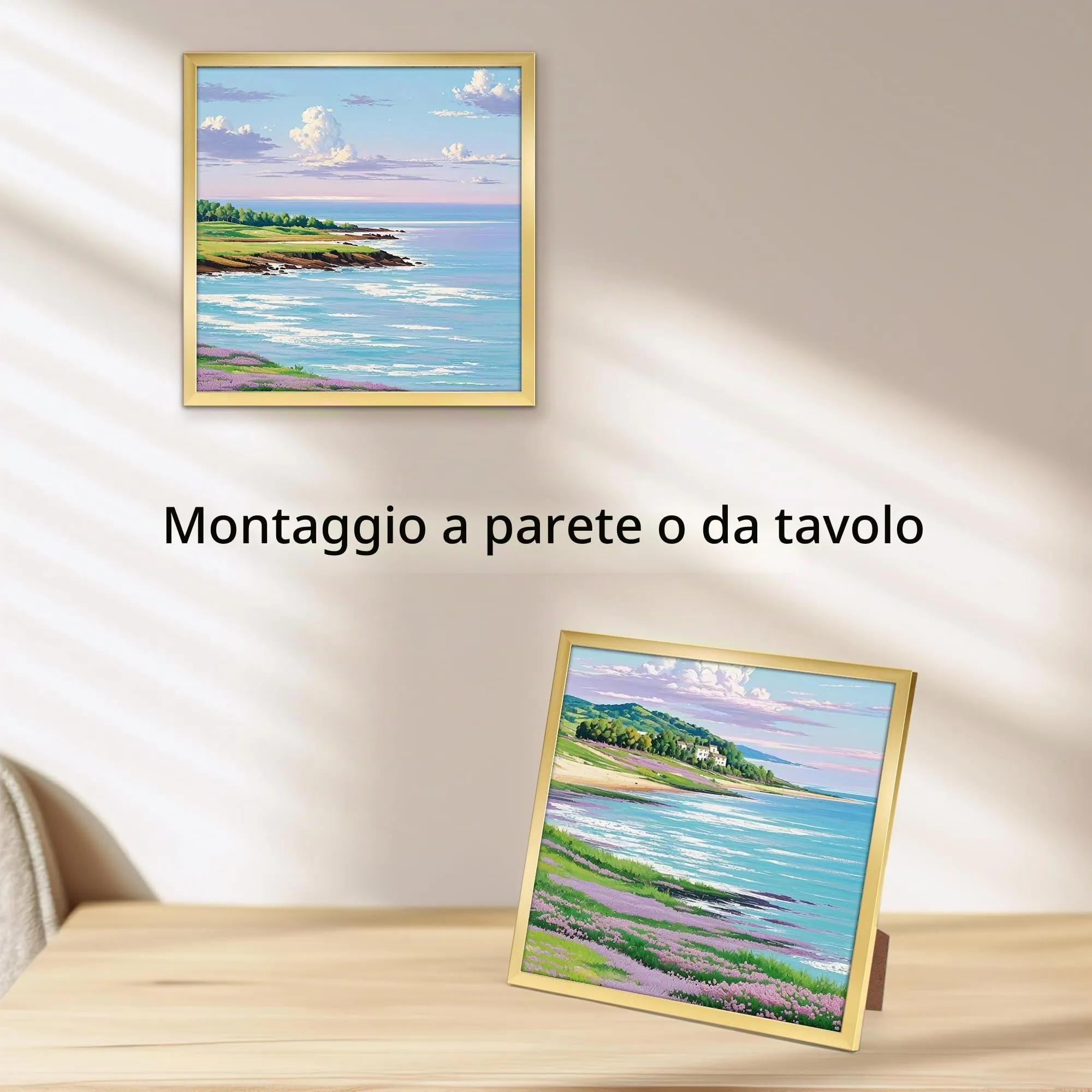 Giftgarden Cornice in PVC Dorata 30x30cm - immagine 5