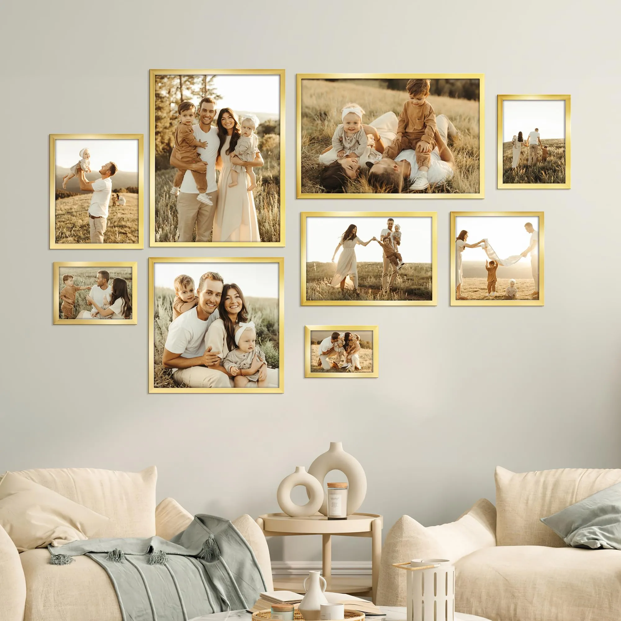 Giftgarden Cornice in PVC Dorata 30x30cm - immagine 6