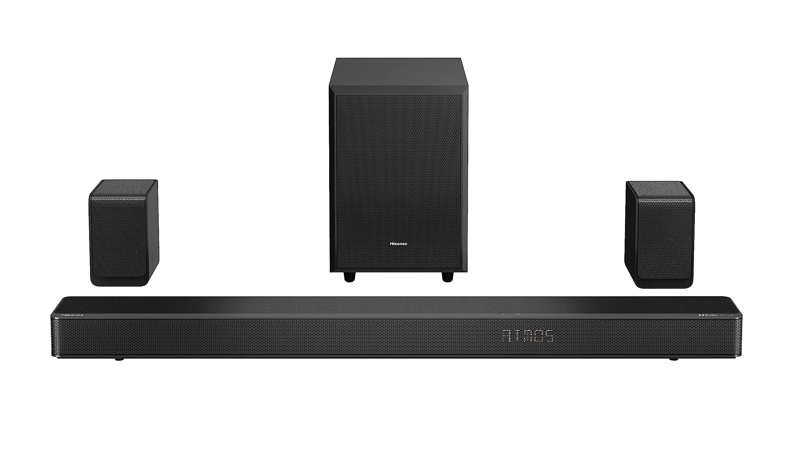 Hisense AX5125H Soundbar 5.1.2 500W with Wireless Subwoofer and Rear Speakers, Dolby Atmos and DTS:X, Bluetooth, HDMI, USB, Optical Audio Input - immagine 1