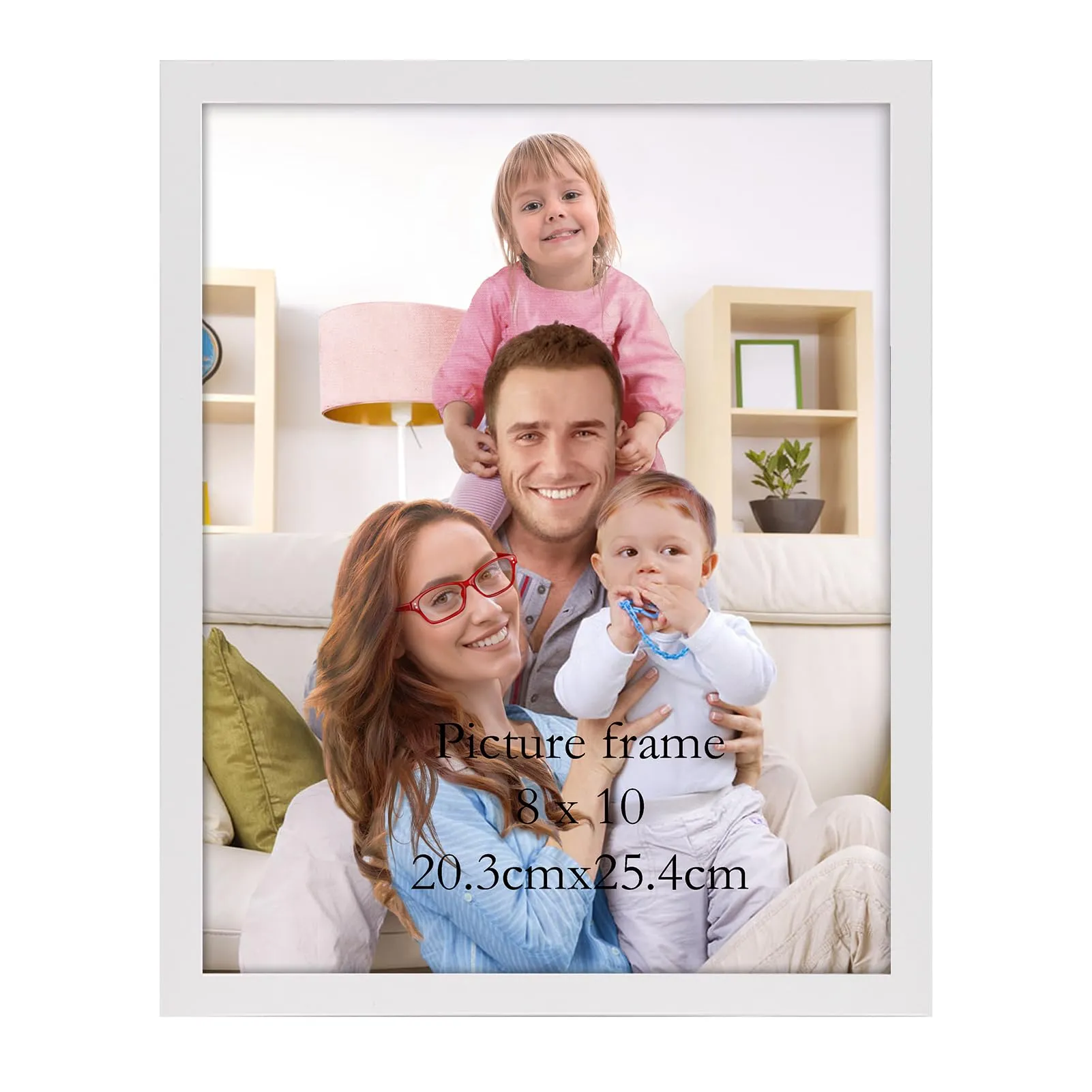 Giftgarden Cornice 20x25 cm in PVC, Colore Bianco - immagine 1