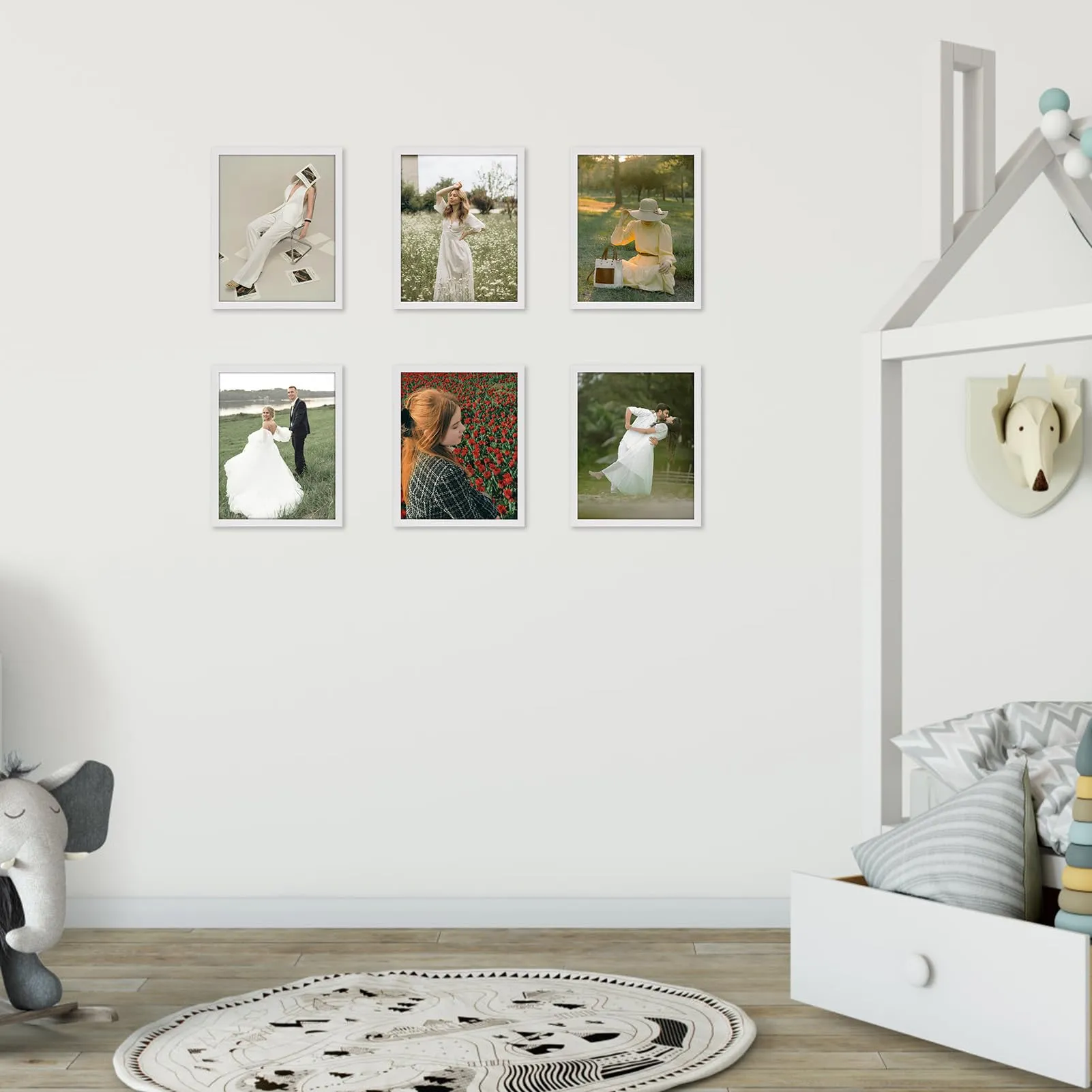 Giftgarden Cornice 20x25 cm in PVC, Colore Bianco - immagine 4