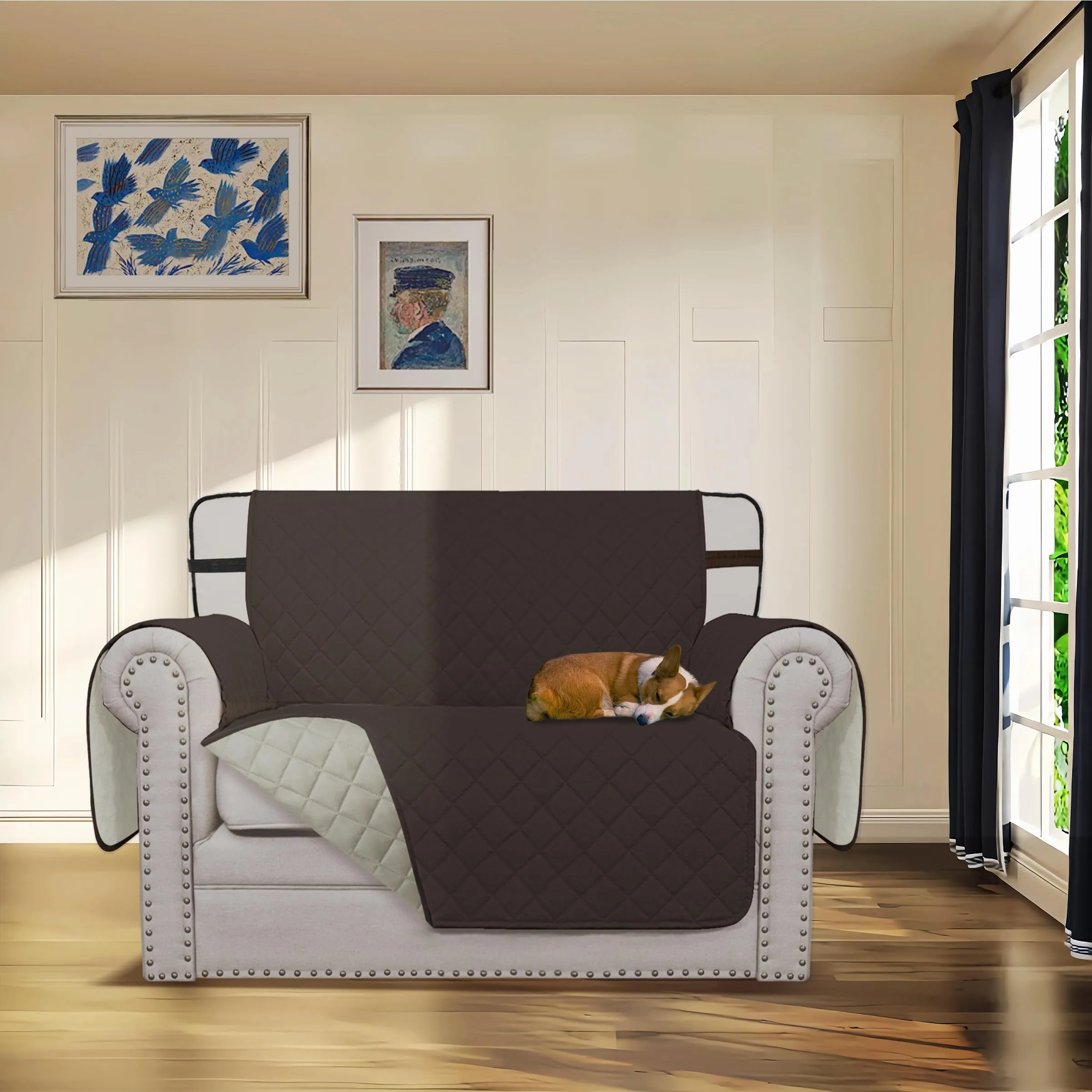 Easy-Going Fodera Reversibile Impermeabile per Sedia e Divano per Animali Domestici con Cinghie Regolabili - immagine 2