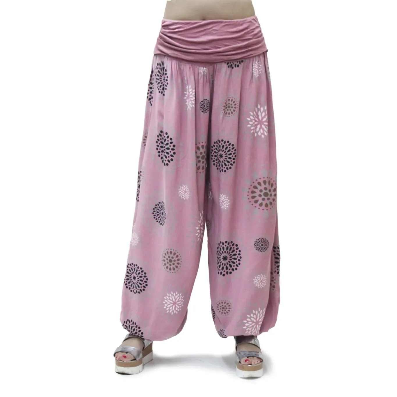 GLAMEXX24 Pantaloni Harem Donna, Pantaloni Yoga Casual con Tasche, Leggeri per Jogging, Danza e Pilates - immagine 2