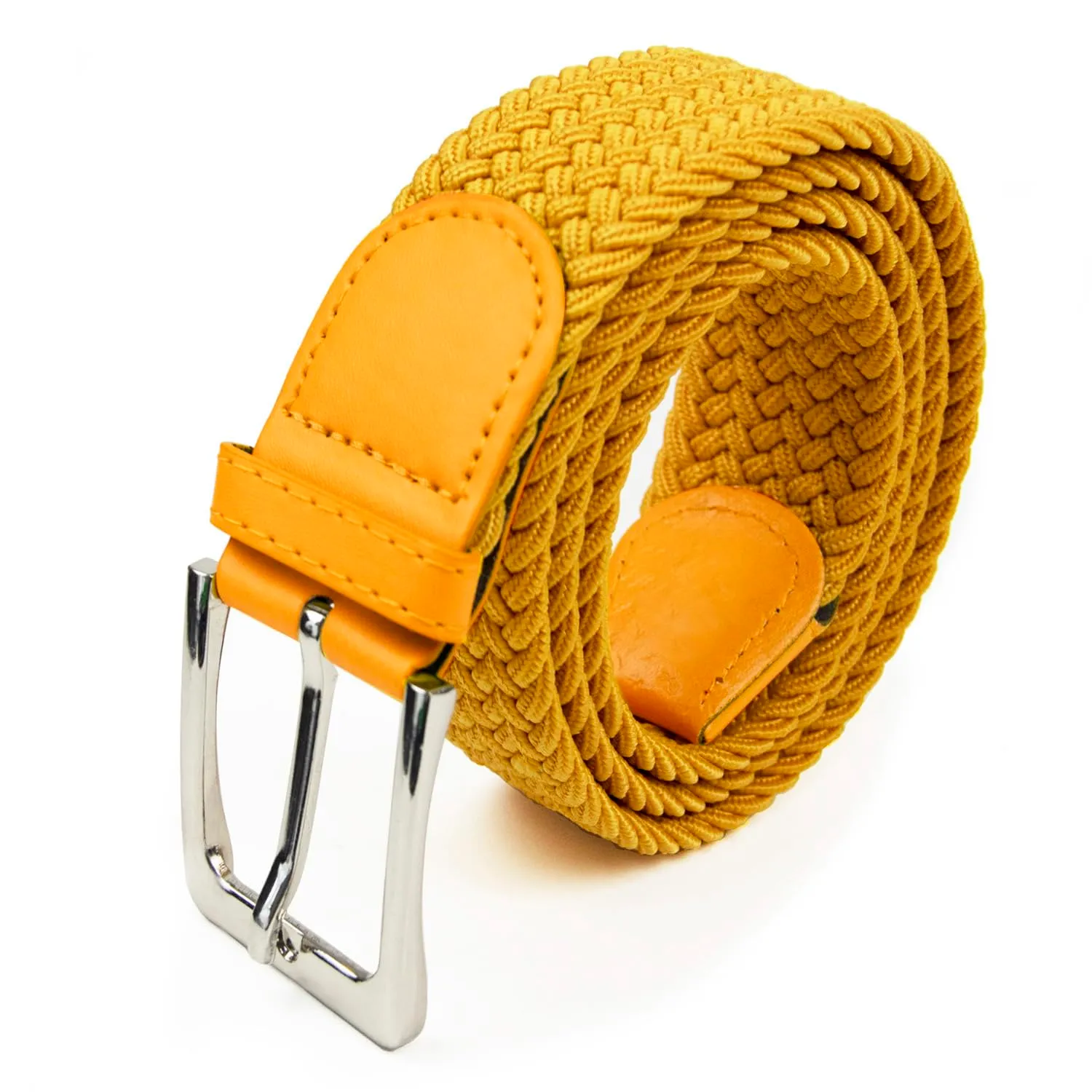 GLAMEXX24 Cintura Elastica Unisex in Tessuto Intrecciato Regolabile - immagine 1