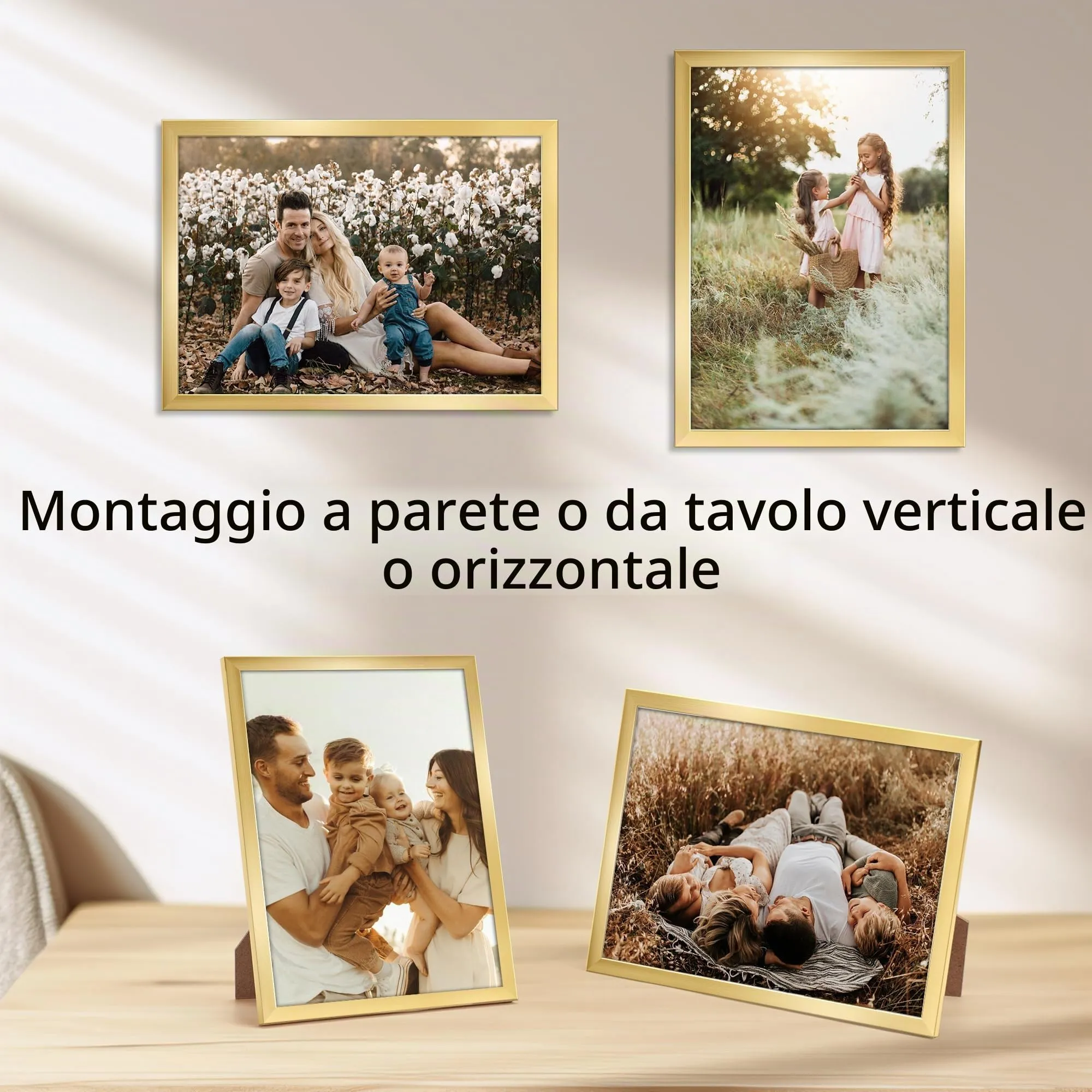 Giftgarden Cornice A4 Dorata in PVC - immagine 6