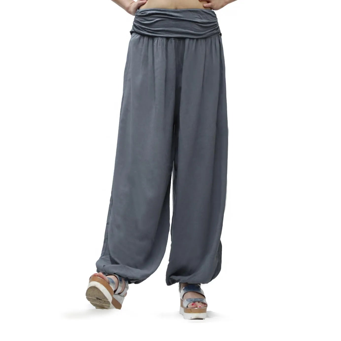 GLAMEXX24 Pantaloni Harem Donna, Casual Yoga con Tasche, Leggeri per Jogging, Danza e Pilates - immagine 1