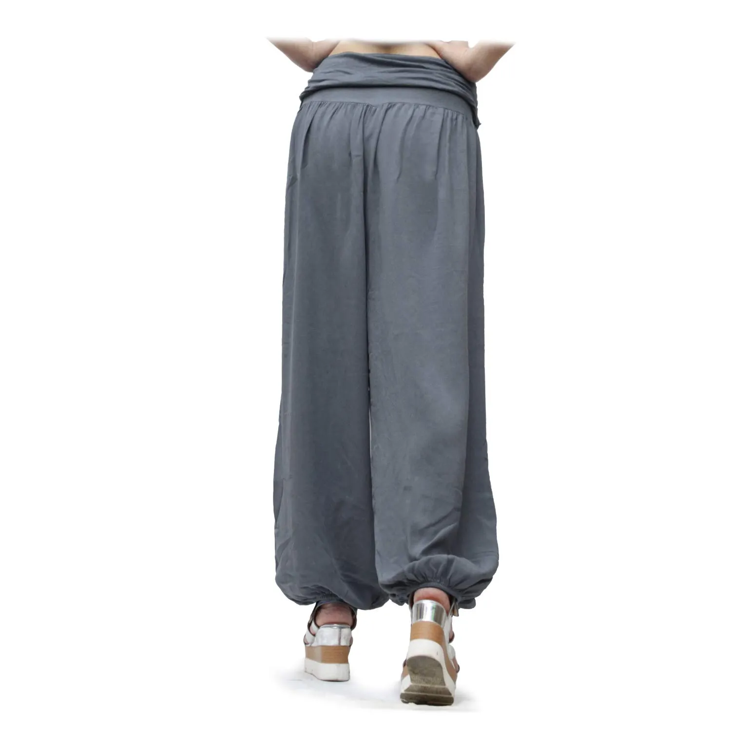 GLAMEXX24 Pantaloni Harem Donna, Casual Yoga con Tasche, Leggeri per Jogging, Danza e Pilates - immagine 4