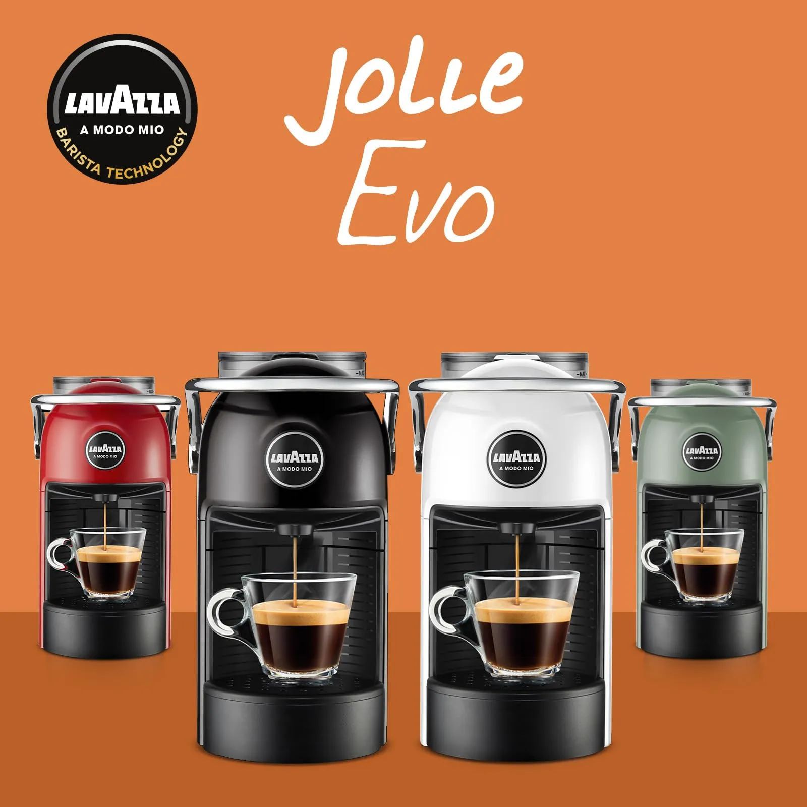 Lavazza A Modo Mio Jolie Evo Macchina Espresso Nera con 64 Capsule Crema e Gusto Classico - immagine 6