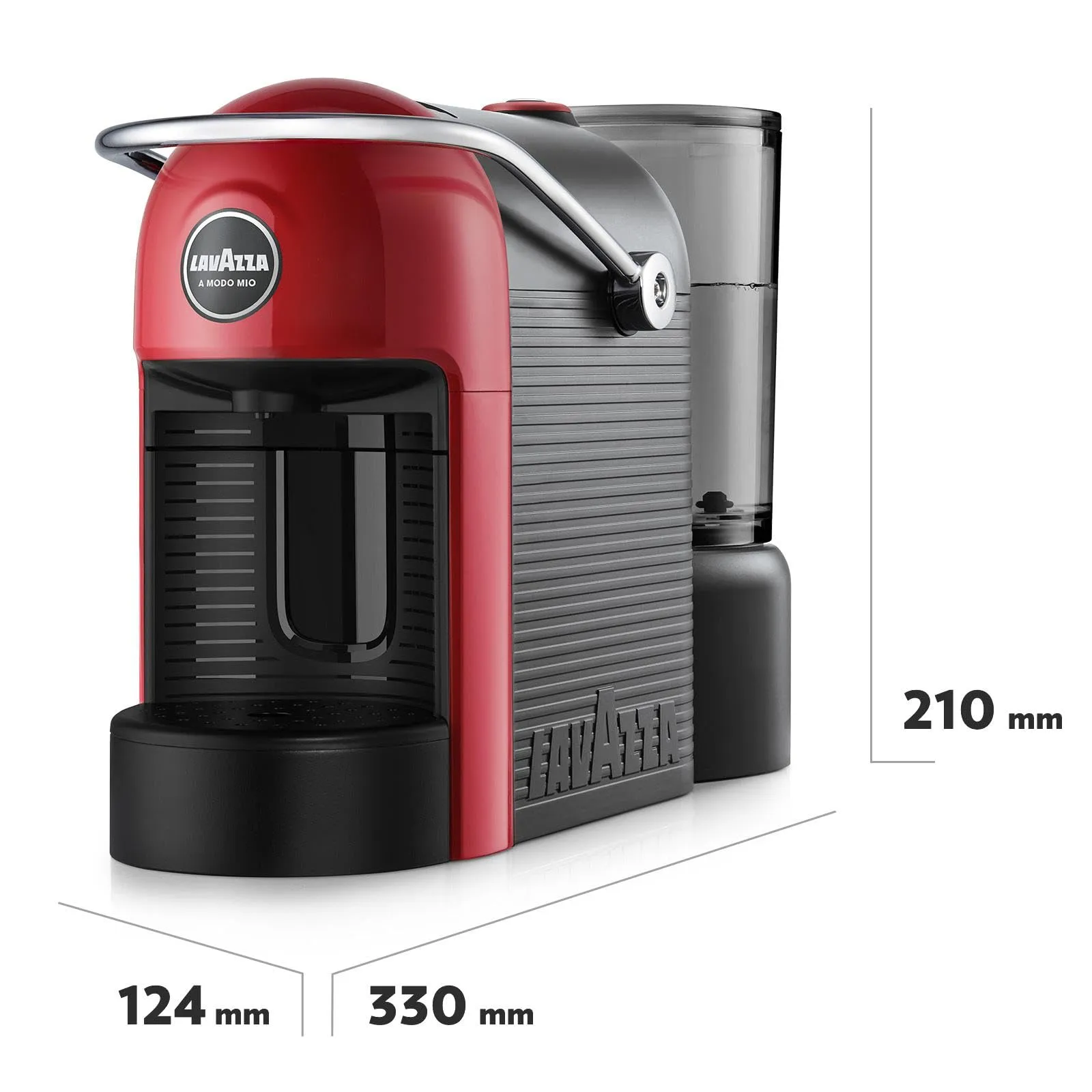 Lavazza A Modo Mio Jolie Evo Macchina Espresso con 64 Capsule Crema e Gusto Classico, Rossa - immagine 5