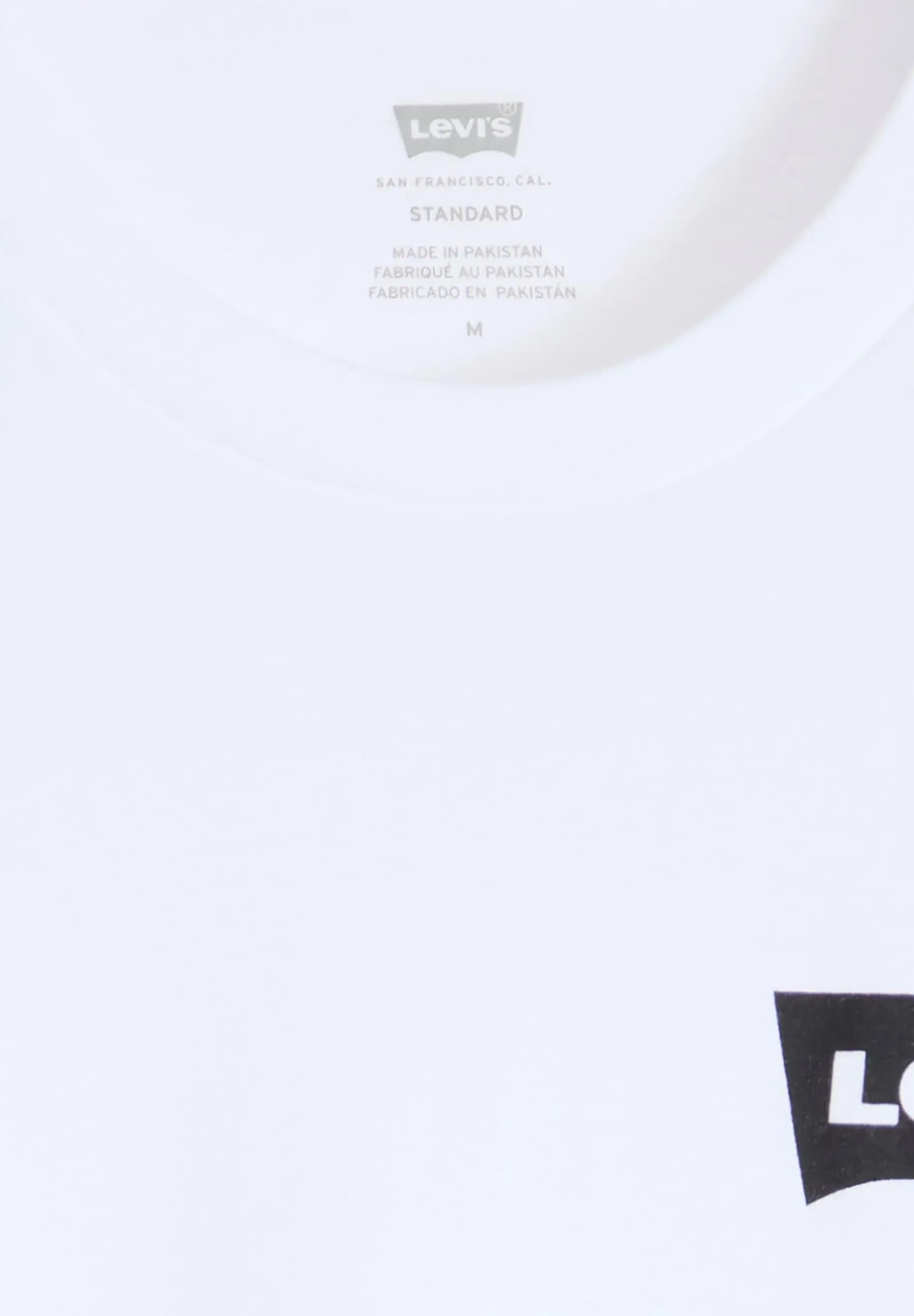 Levi's Graphic Crewneck T-Shirt - BW White +, XS - immagine 6