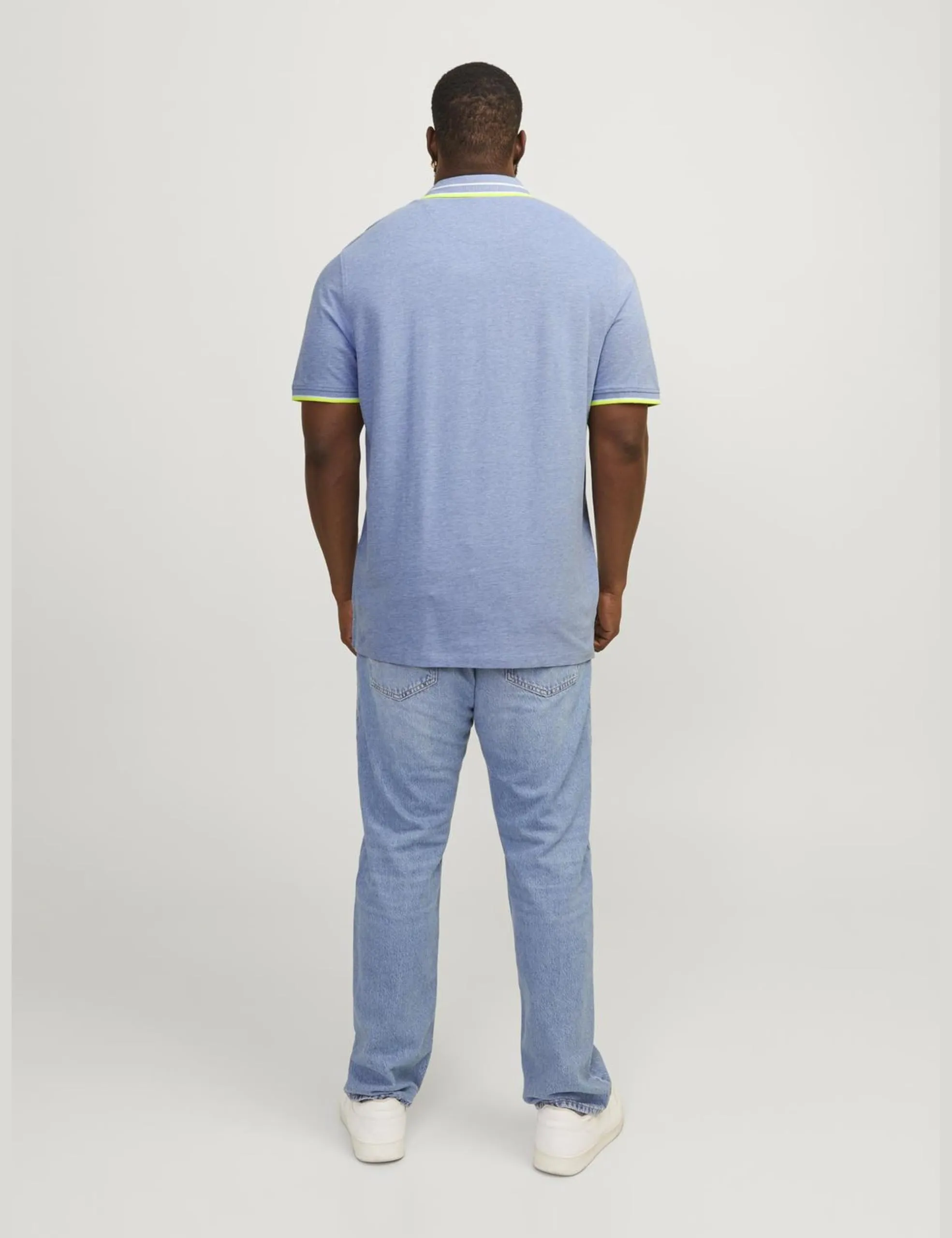 Jack & Jones Polo Uomo Paulos in Piqué, Cobalto, 5XL - immagine 3