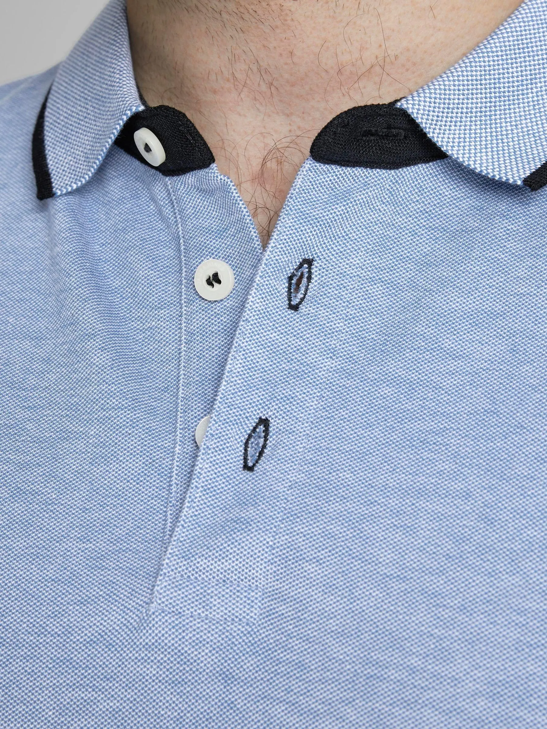 Jack & Jones Jjepaulos Polo Shirt - Blu (Bright Cobalt Detail: PS) - 5XL - immagine 6
