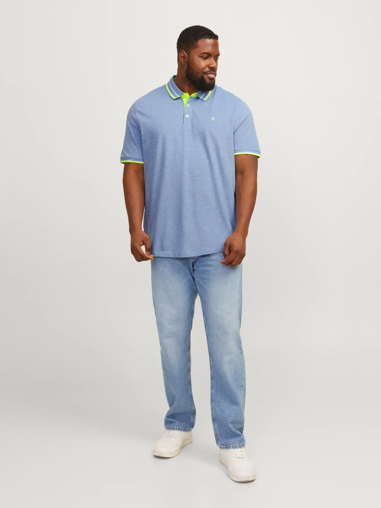 Jack & Jones Pantaloni Chino Uomo, Bright Cobalt Detail: Neon, 6XL - immagine 3