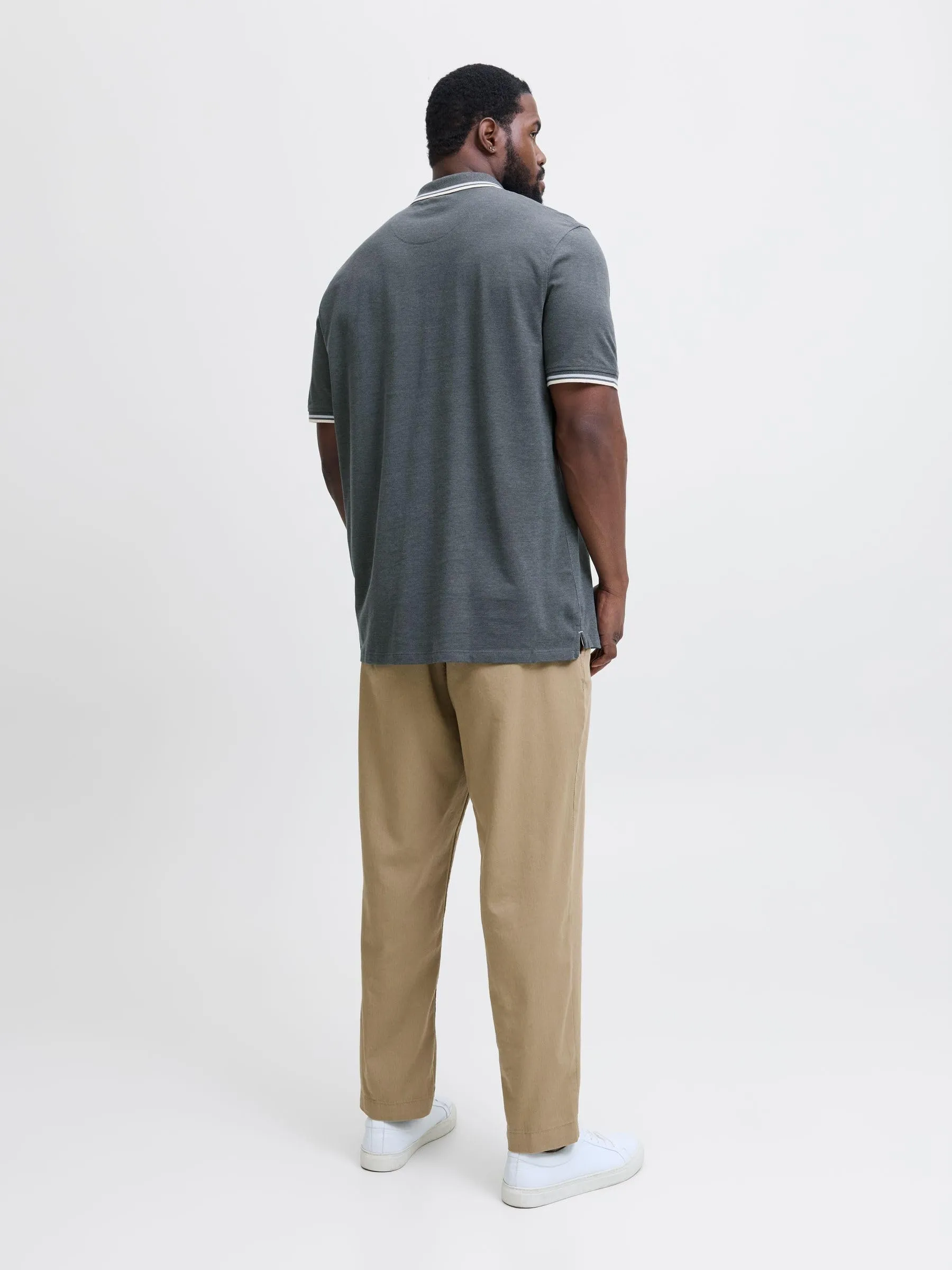Jack & Jones Polo Uomo - Deep Teal/Neon - 4XL - immagine 9