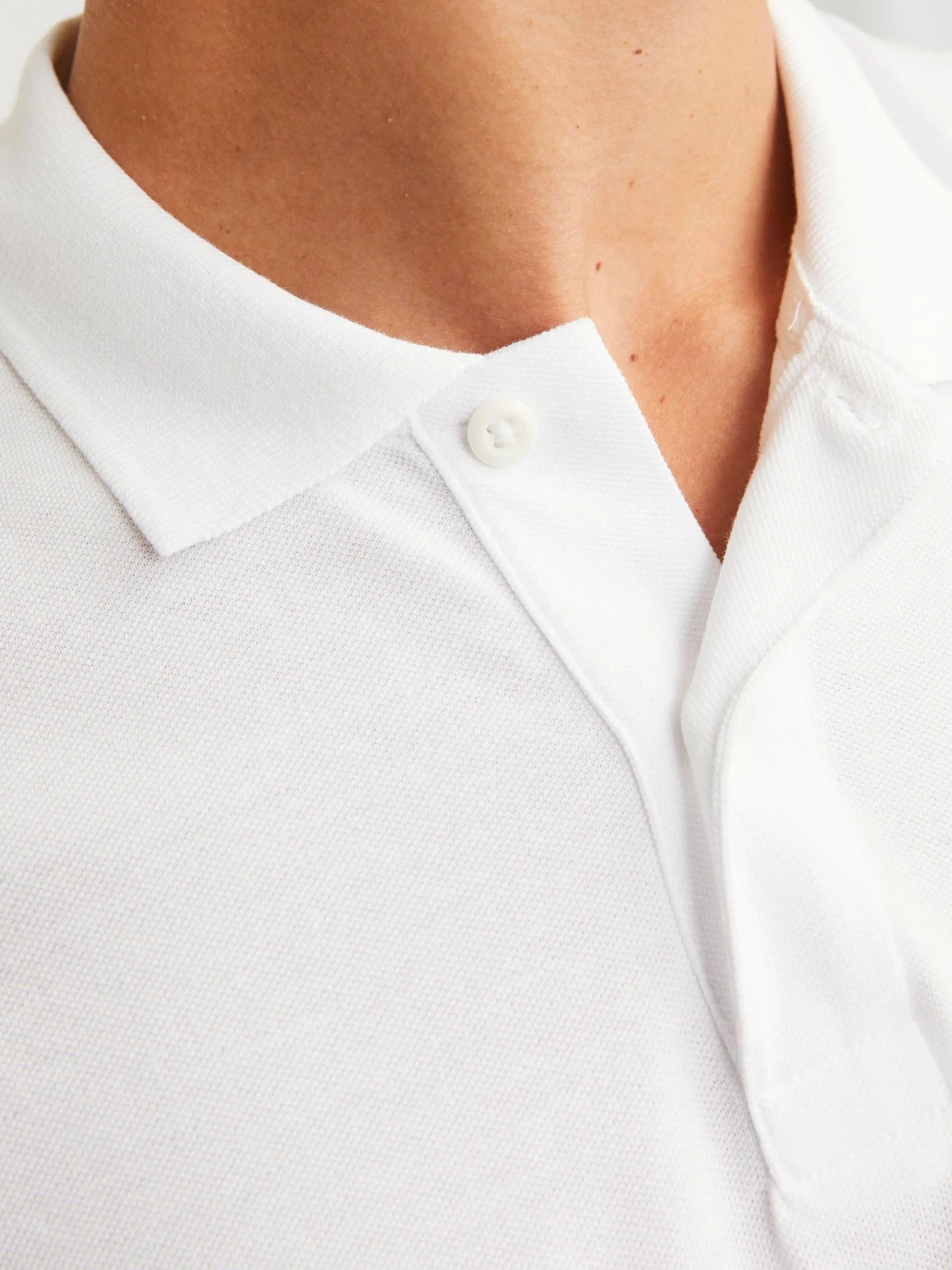 Jack & Jones JJebasic Polo SS Noos, Slim Fit, White, L - immagine 7