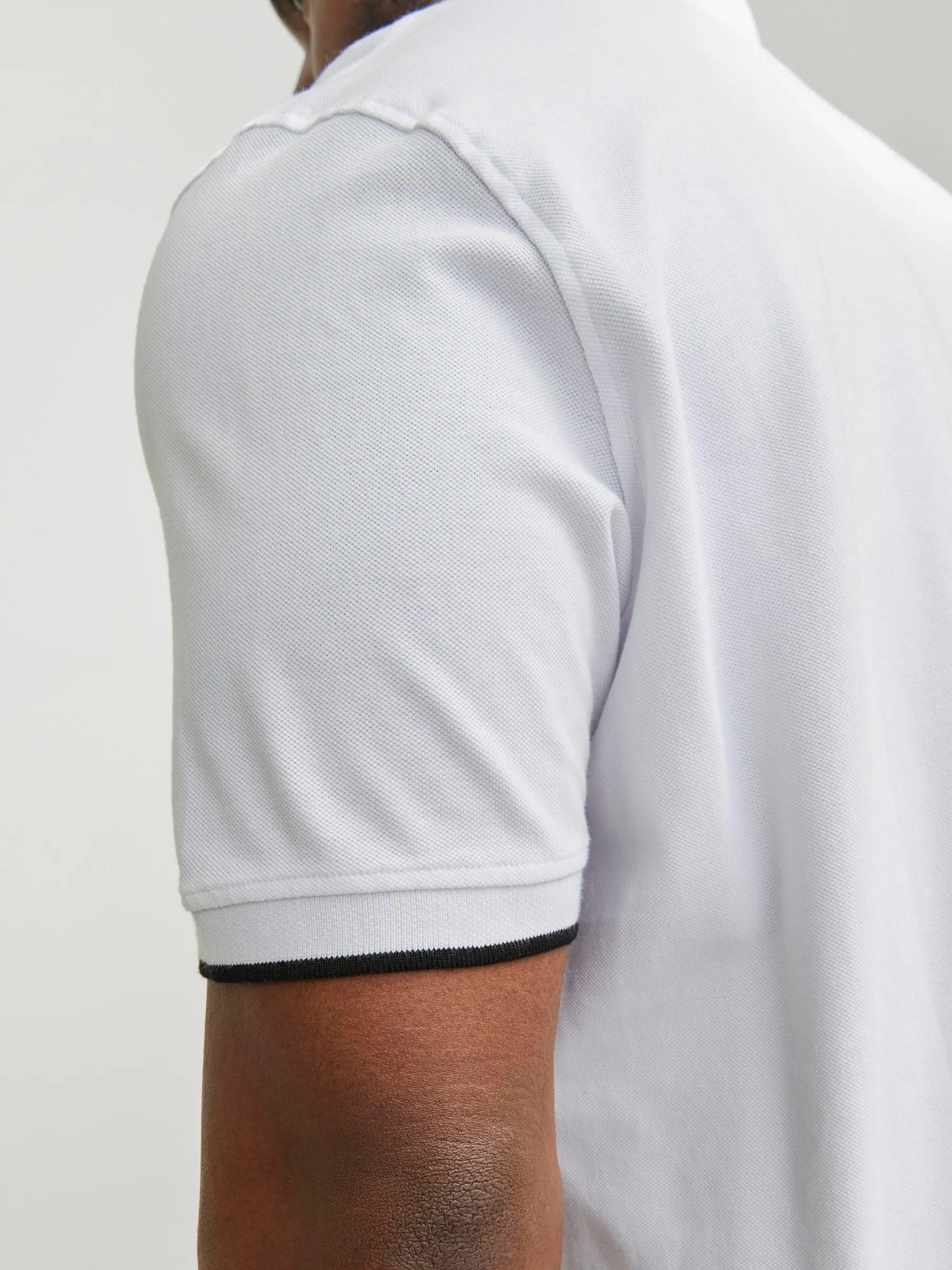 Jack & Jones Jjepaulos Polo Shirt - White - 3XL - immagine 7