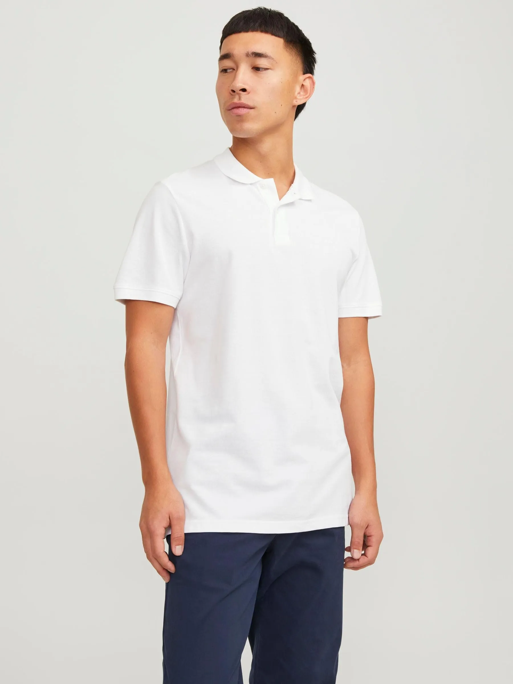 Jack & Jones JJebasic Polo SS Noos, Slim Fit, White, XL - immagine 2