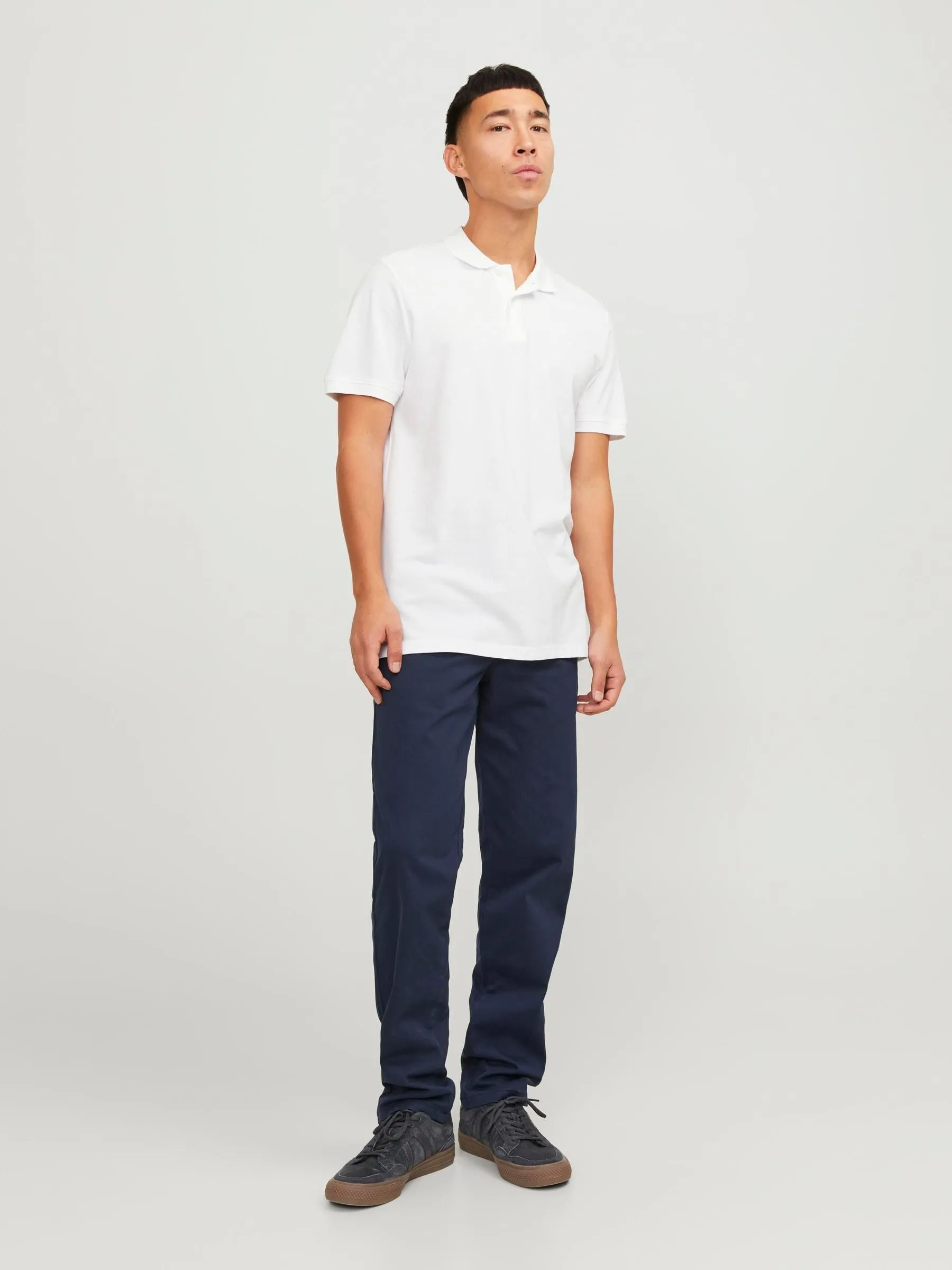 Jack & Jones JJebasic Polo SS Noos, Slim Fit, White, XL - immagine 3