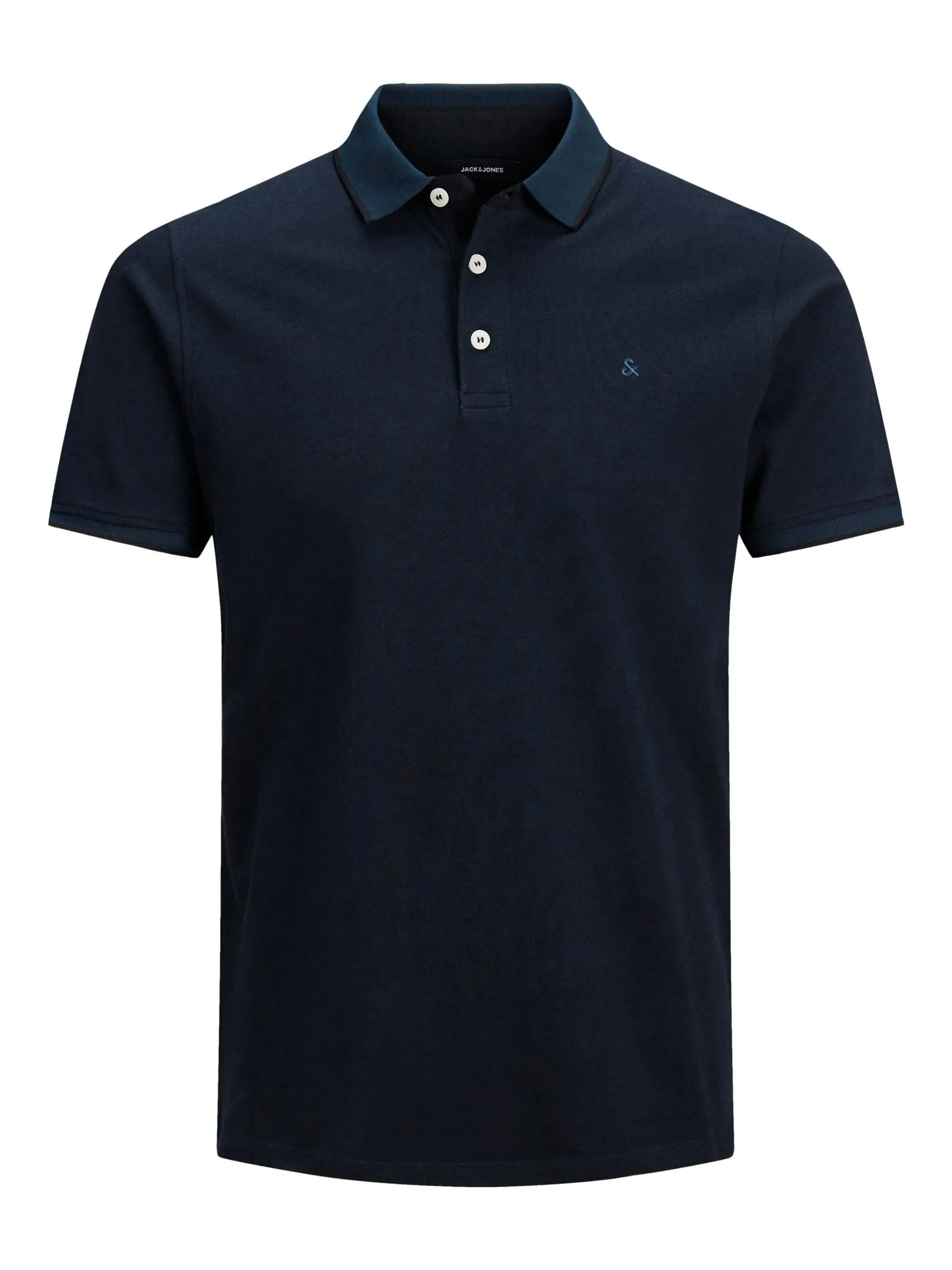 Jack & Jones JJepaulos Polo SS Noos Pls, Dark Navy, 2XL - immagine 1