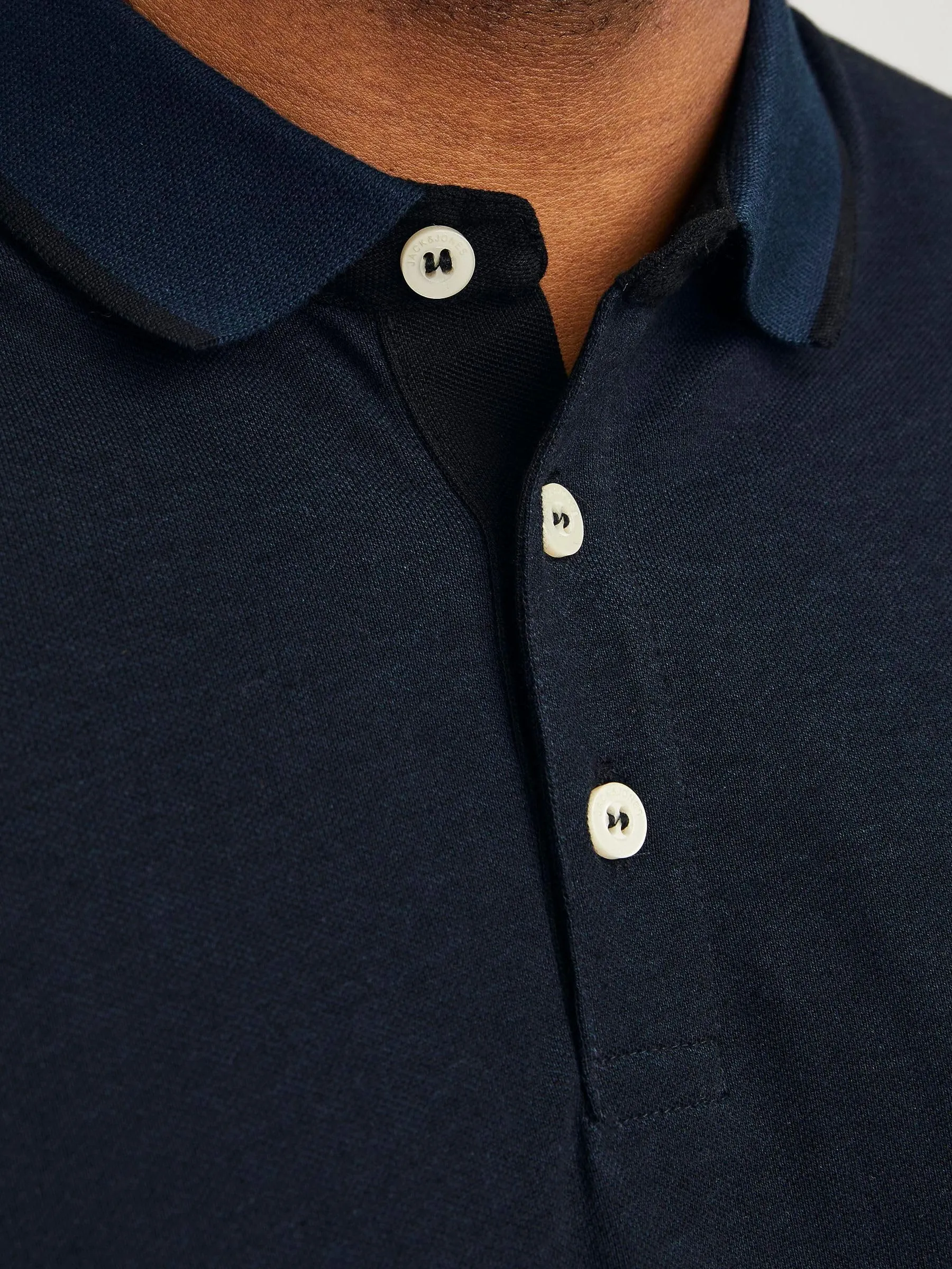 Jack & Jones JJepaulos Polo SS Noos Pls, Dark Navy, 2XL - immagine 6