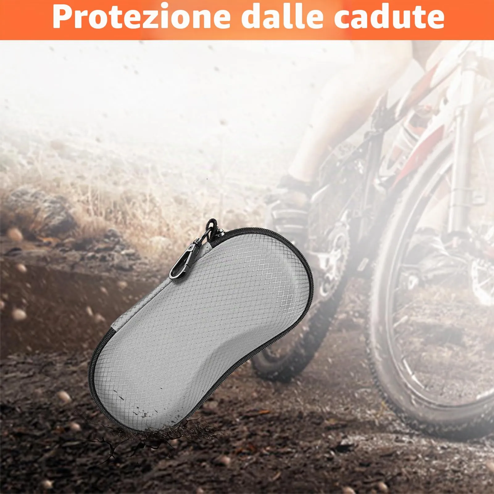 FINTIE Custodia Rigida per Occhiali da Sole e Vista in EVA, Grigio - immagine 8