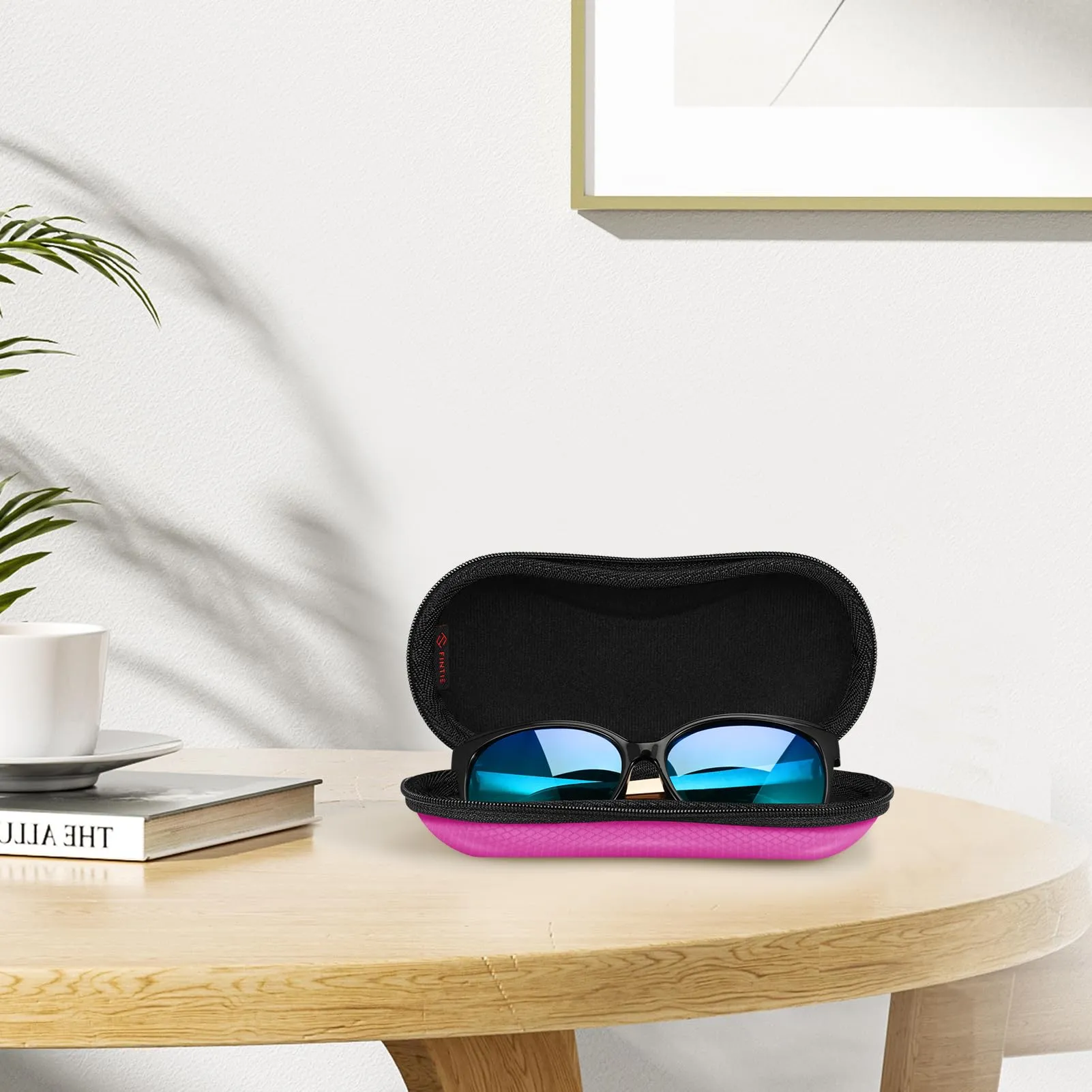 FINTIE Custodia Rigida per Occhiali da Sole e Vista, Magenta - immagine 9
