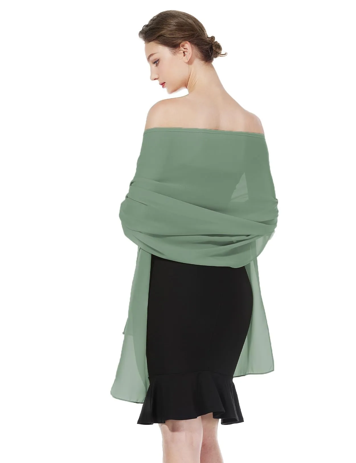 BEAUTELICATE Scialle Stola in Chiffon per Donna - immagine 1