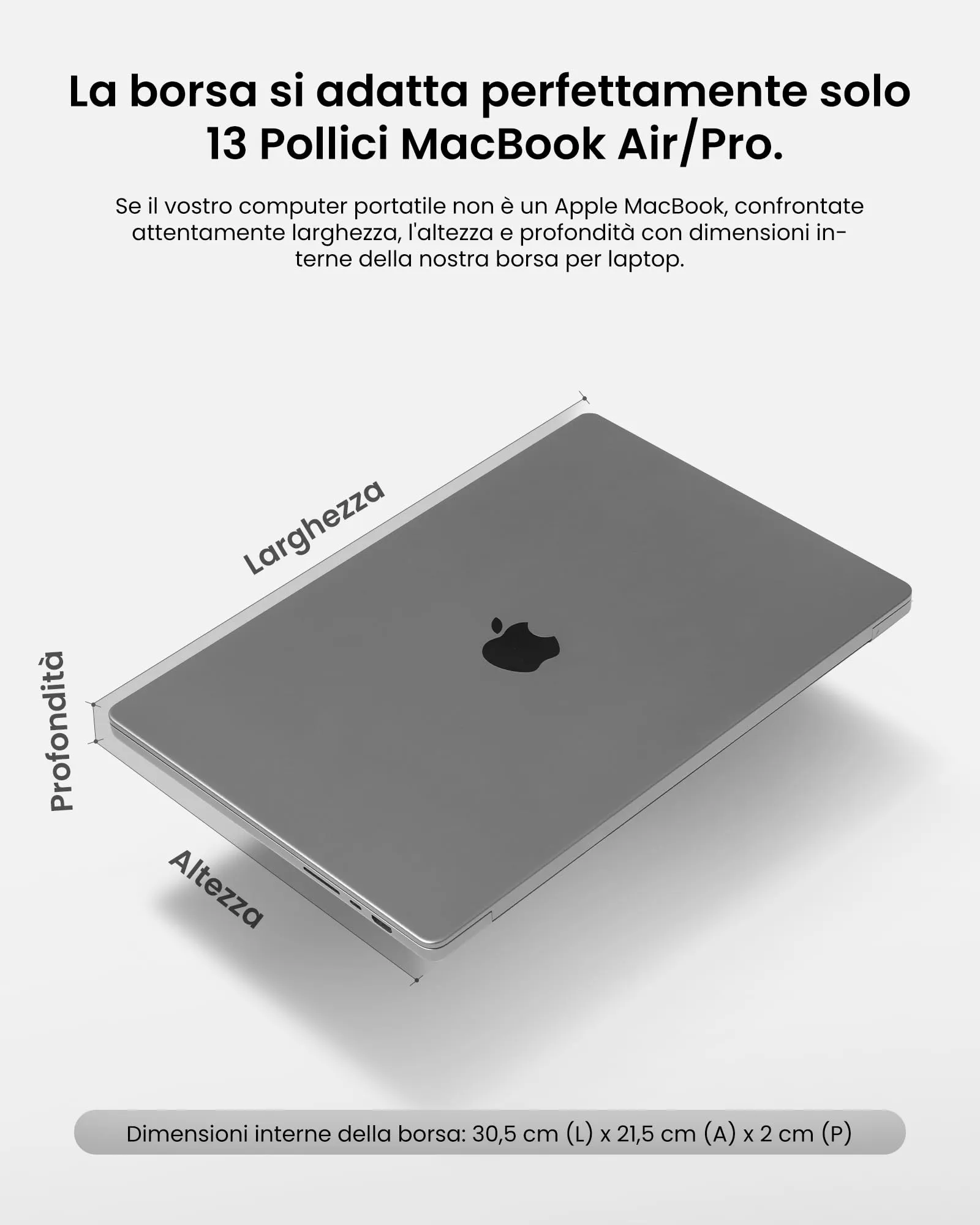 tomtoc Custodia Sottile per MacBook Air 13 Pollici M5/A3449 M4/A3240 - immagine 8