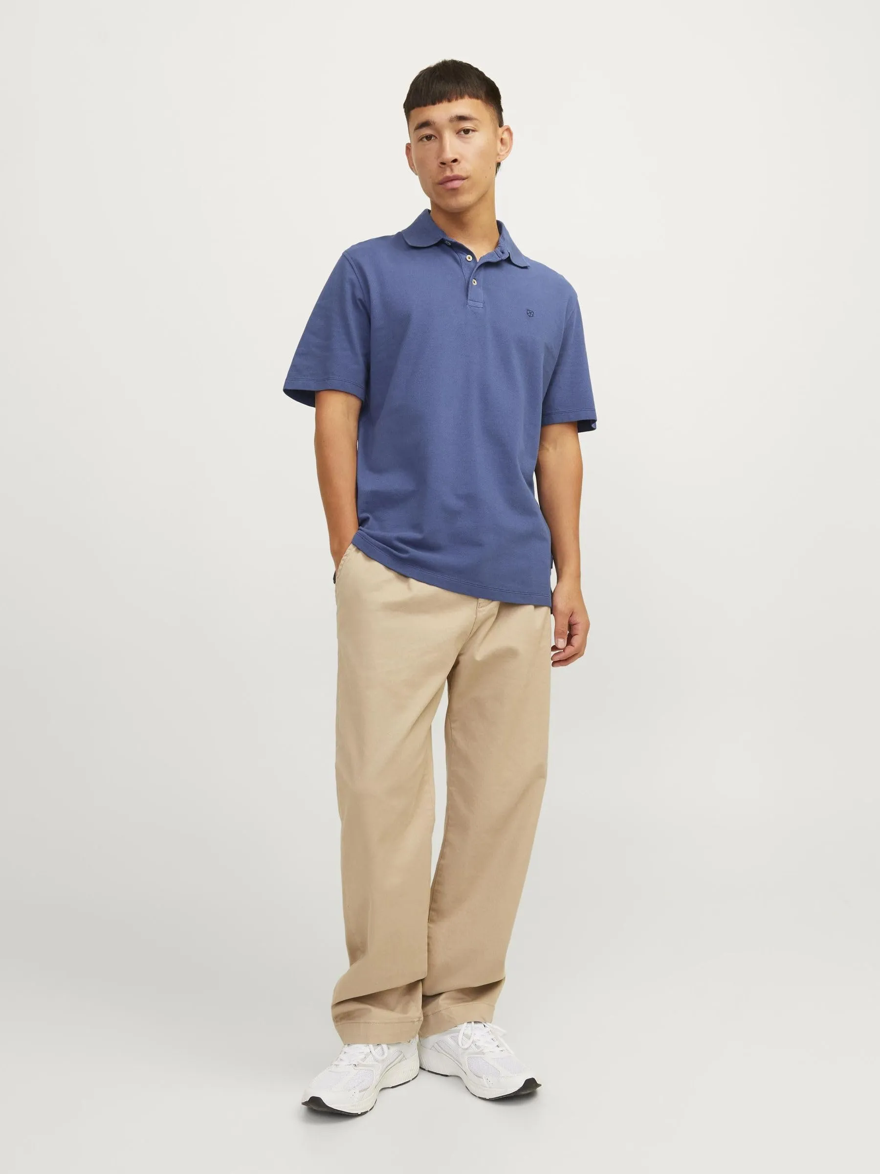 Jack & Jones Camicia Polo Semplice Blu M - immagine 3