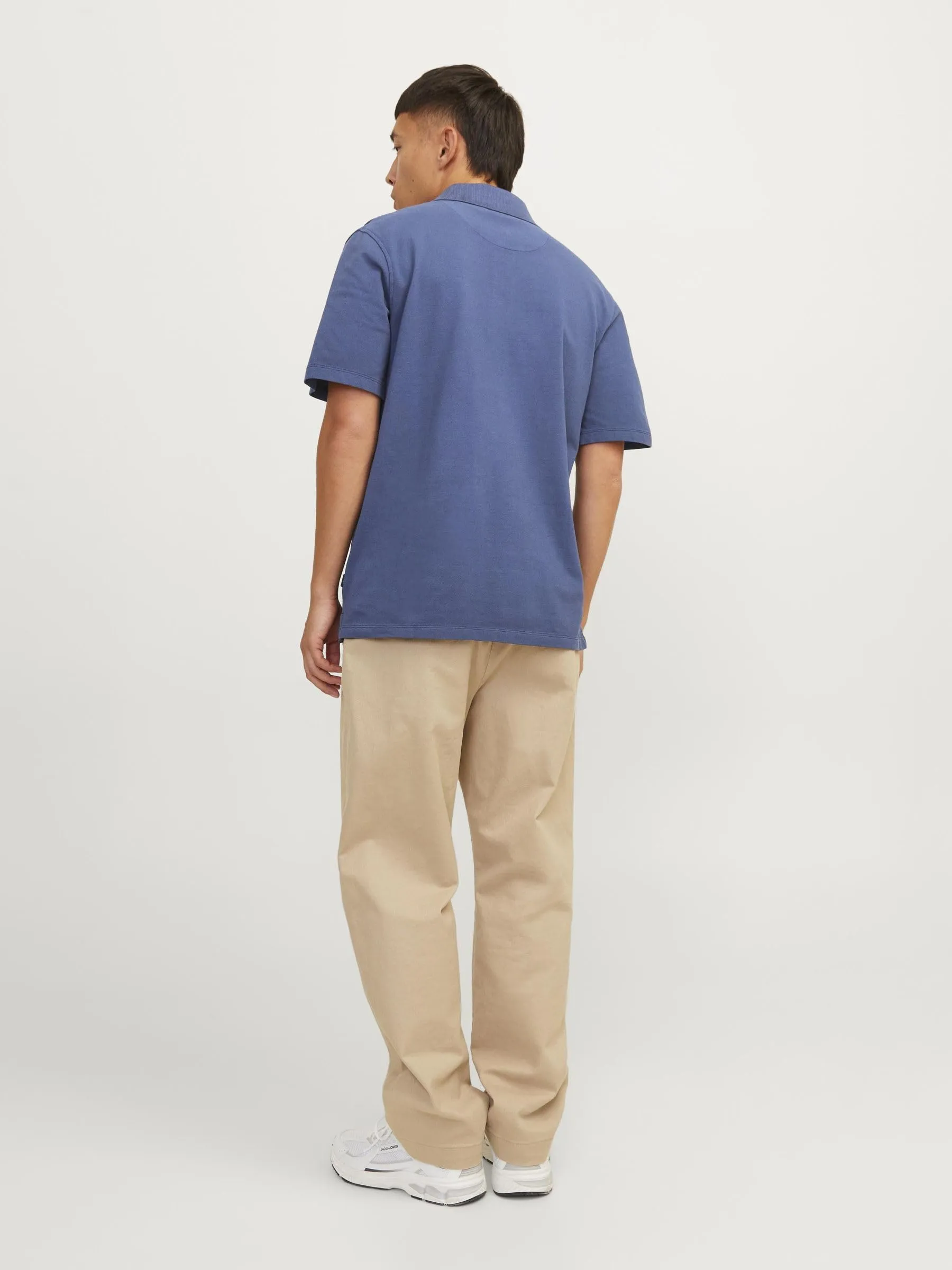 Jack & Jones Camicia Polo Semplice Blu M - immagine 4