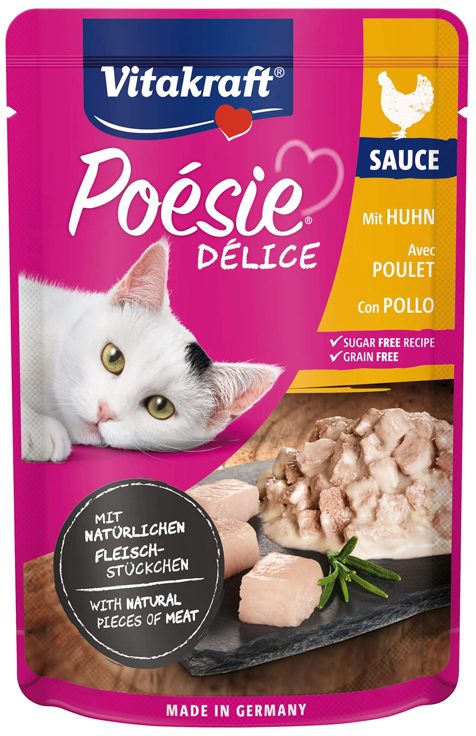 Vitakraft Poésie DéliSauce Pollo 85g - immagine 1