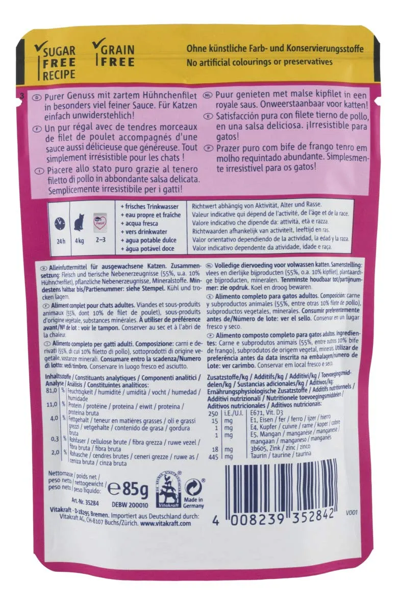 Vitakraft Poésie DéliSauce Pollo 85g - immagine 2