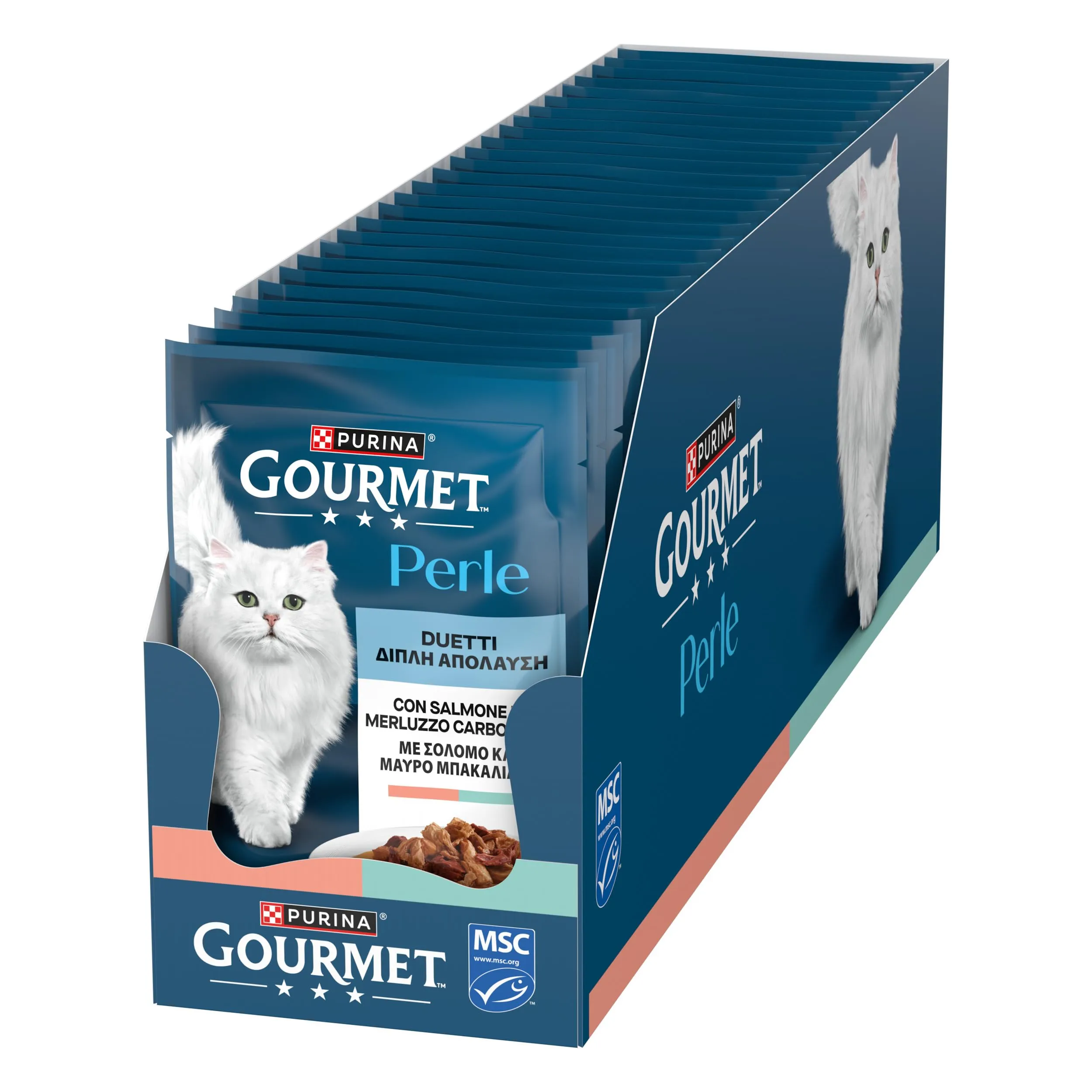 Gourmet Perle Gatto Duetti con Salmone e Merluzzo - immagine 4