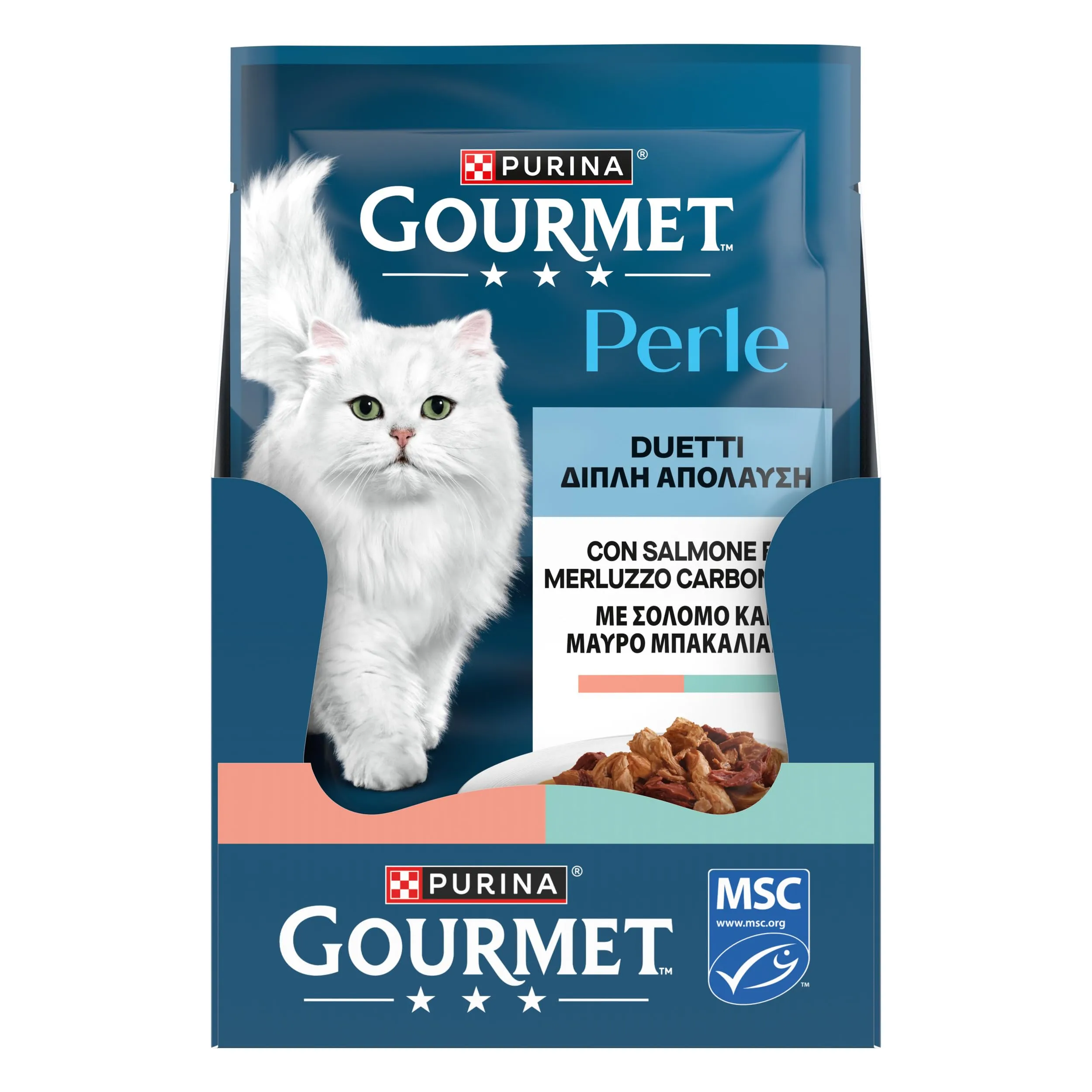 Gourmet Perle Gatto Duetti con Salmone e Merluzzo - immagine 5