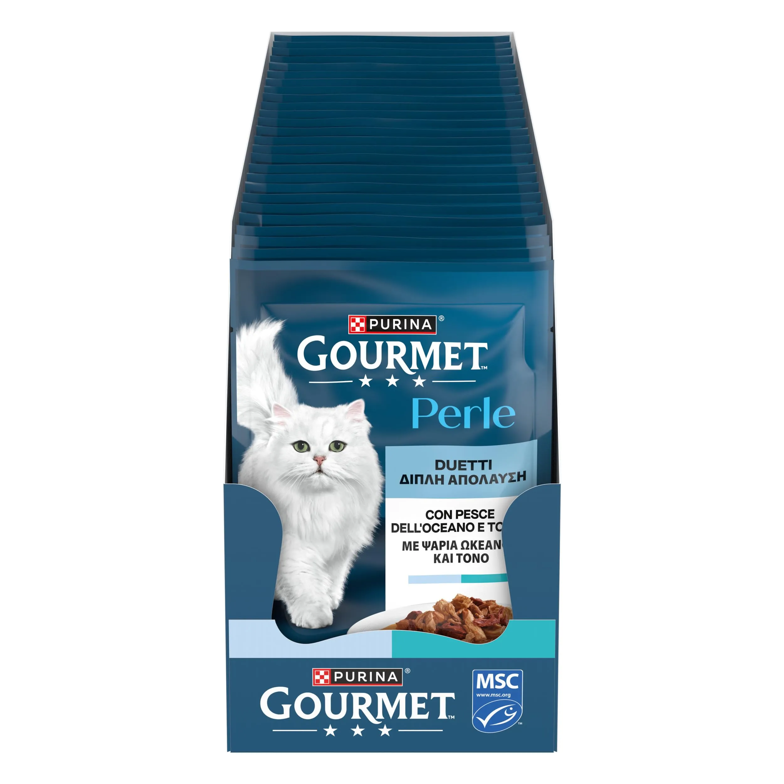 Gourmet Perle Gatto Duetti con Pesce dell'Oceano e Tonno - immagine 1